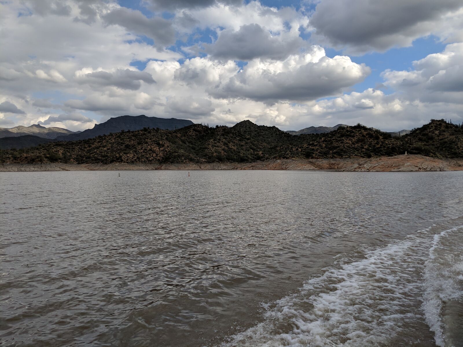 Google Pixel 2 sample photo. Lake, arizona, cloudy photography