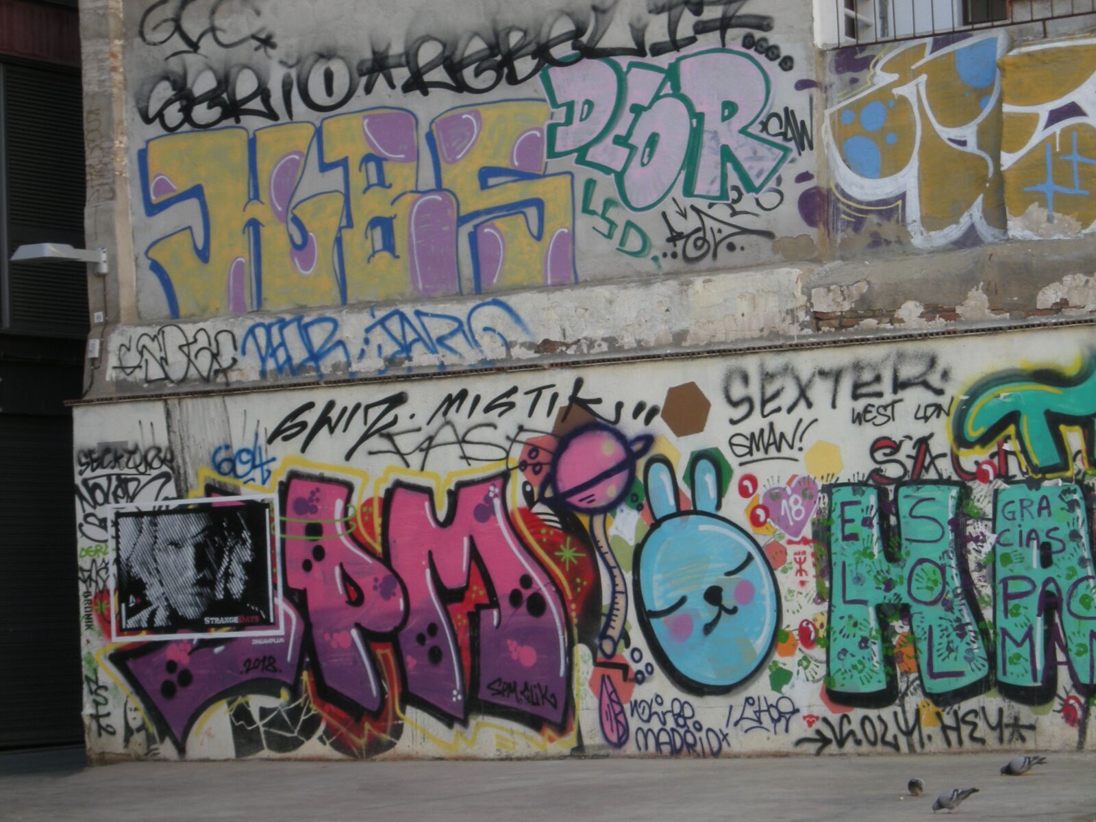 Nikon COOLPIX S510 sample photo. Streetart, graffiti, barcelona photography