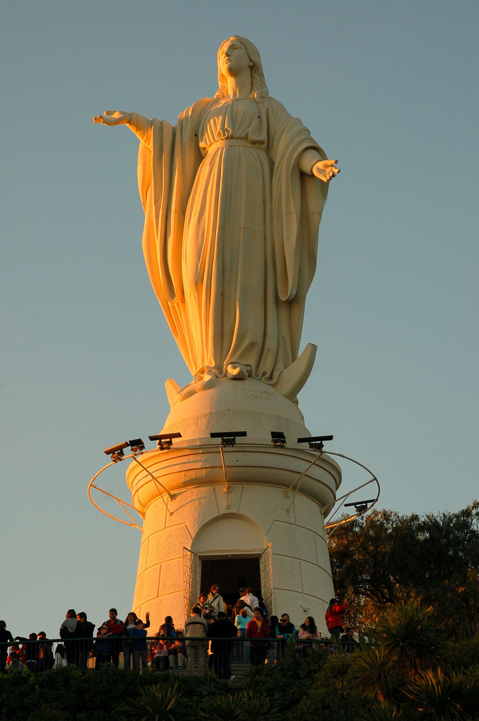 Nikon D50 sample photo. Santiago, chile, san cristobal photography
