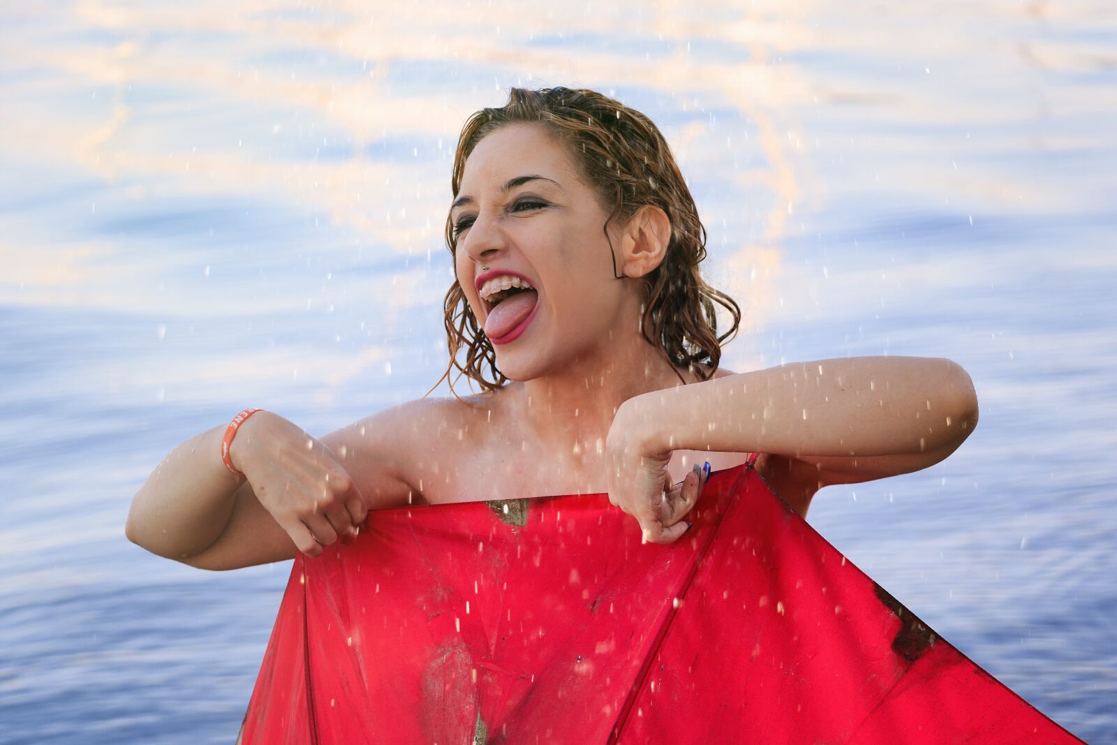 Canon EOS 7D Mark II sample photo. Woman, sea, ferragosto photography