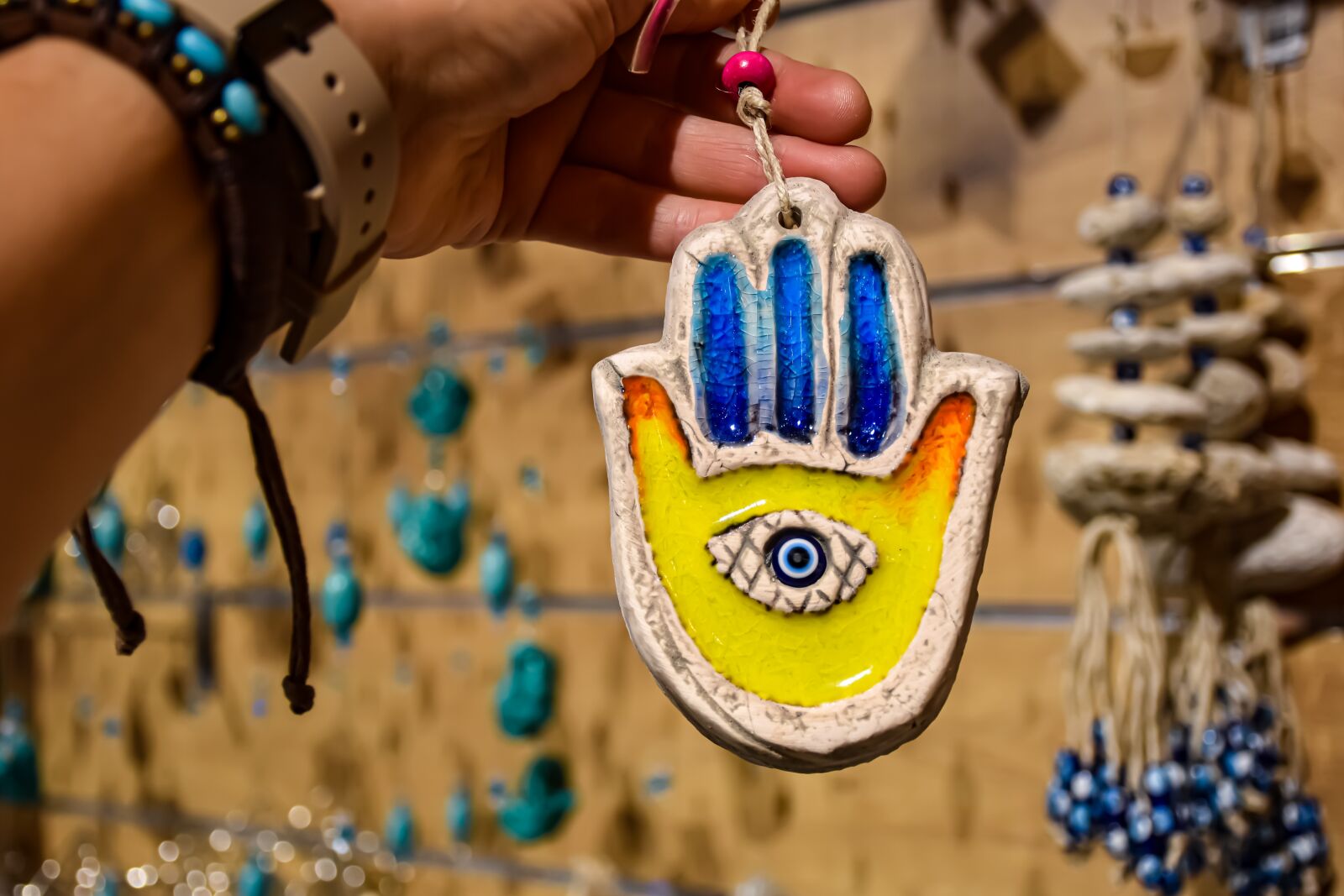 Nikon D5600 sample photo. Hamsa hand, evil eye photography