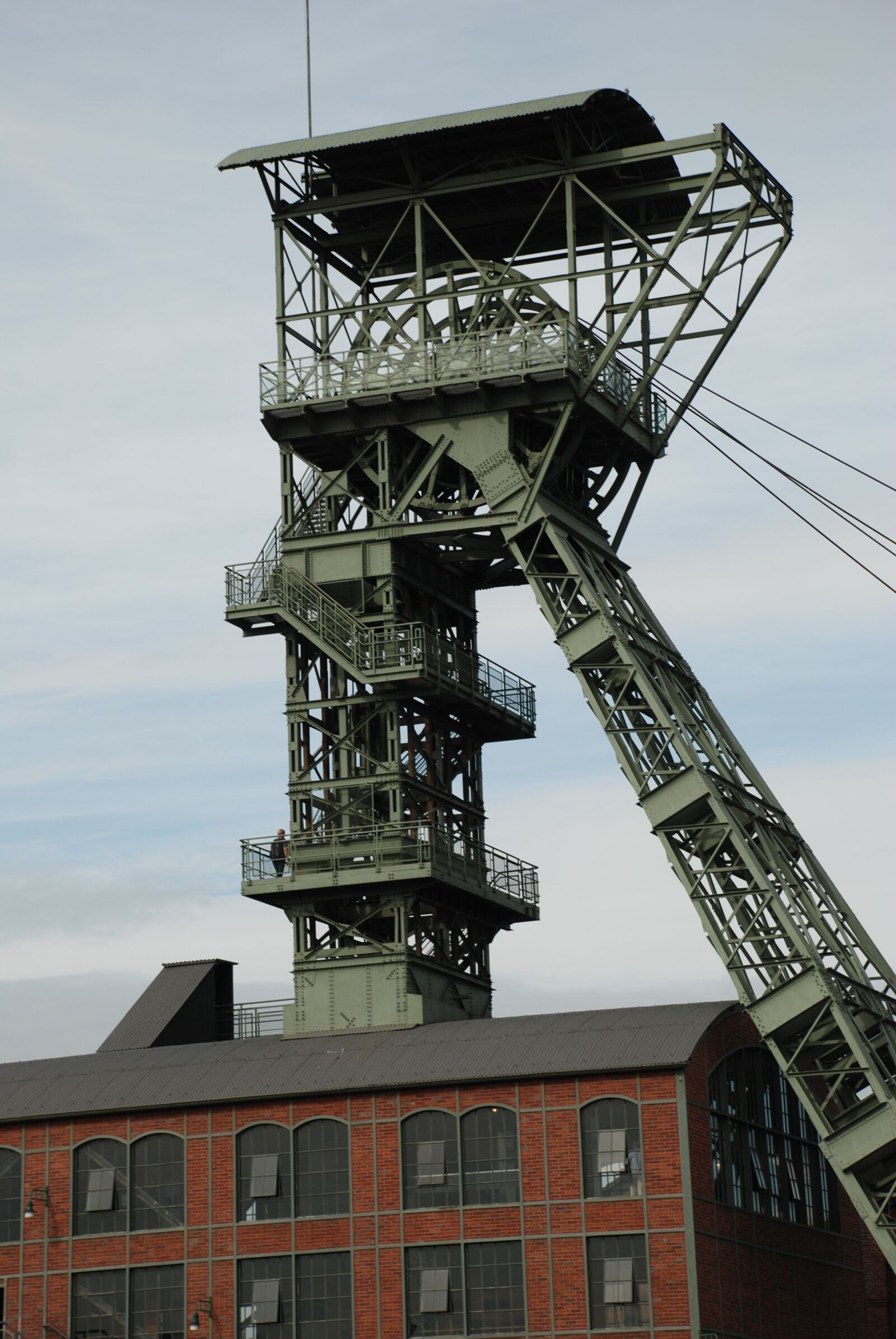 Nikon D80 sample photo. Headframe, bill, mining photography