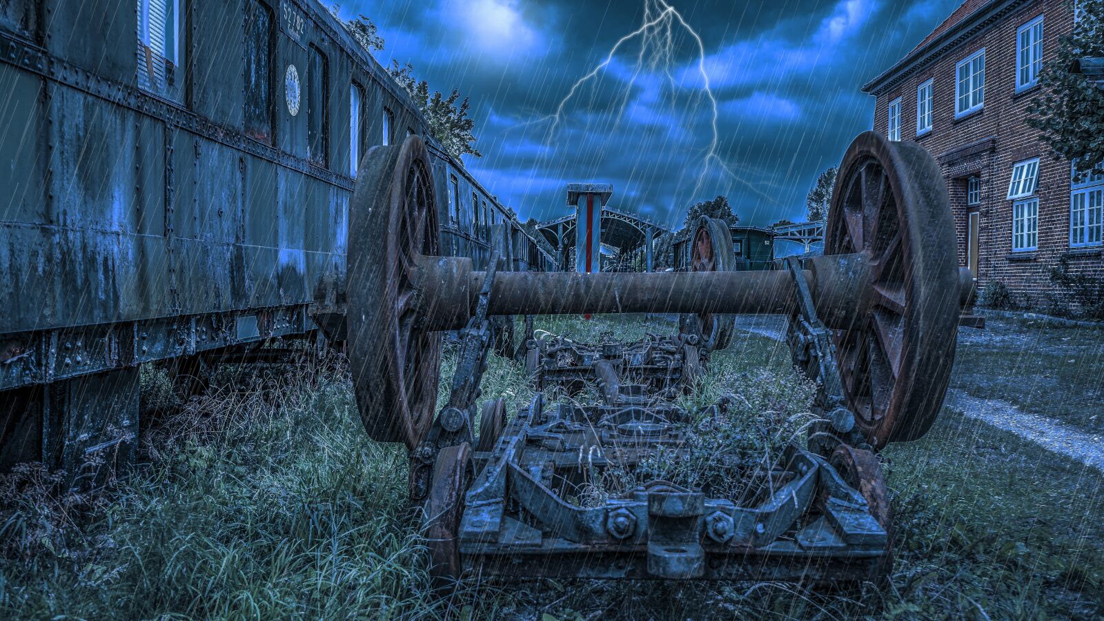 Sony a7 II + Sony FE 28-70mm F3.5-5.6 OSS sample photo. Railway axis, wheel, iron photography
