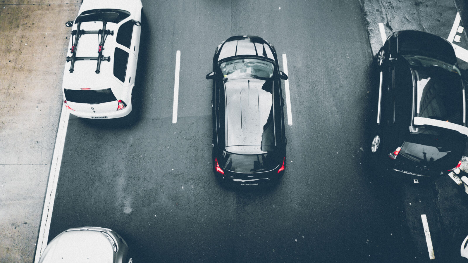 Sony a6300 sample photo. Aerial, view, asphalt, cars photography