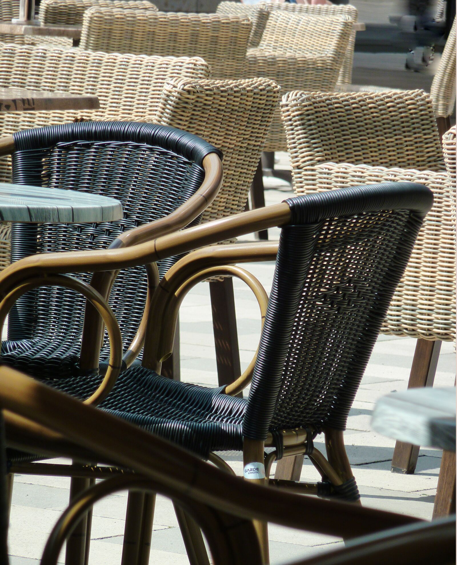 Panasonic DMC-TZ7 sample photo. Chairs, gastronomy, dining tables photography