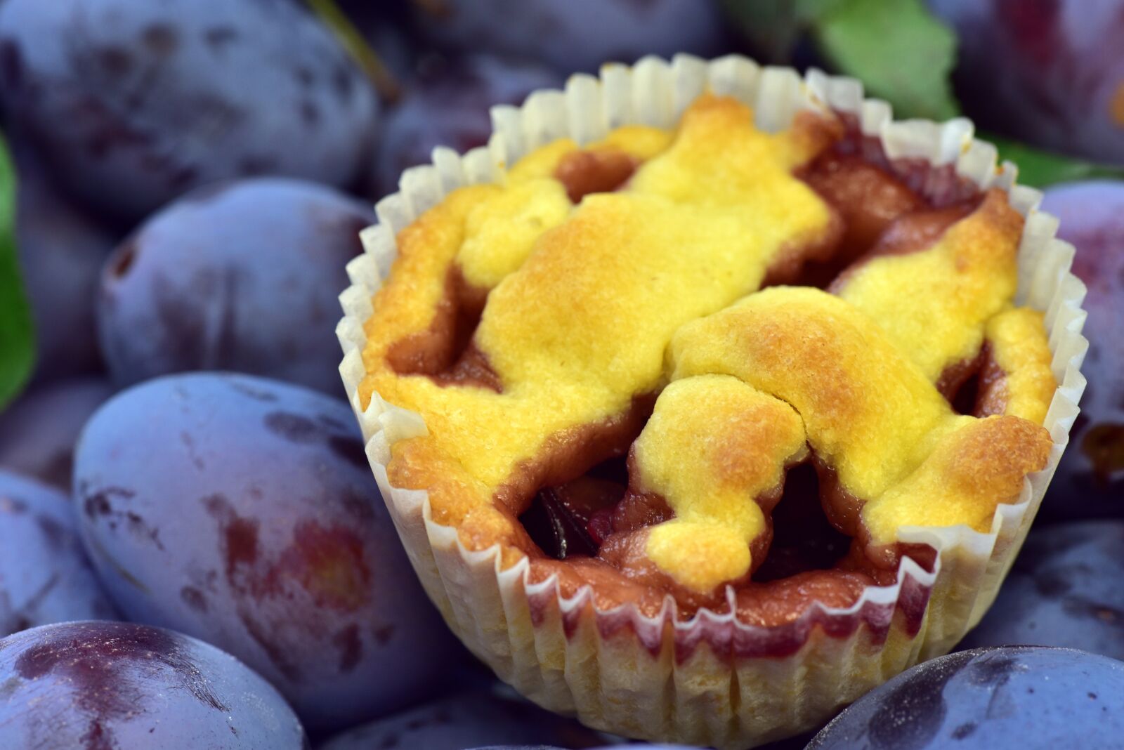 Nikon D750 sample photo. Plum cake, plum, pie photography