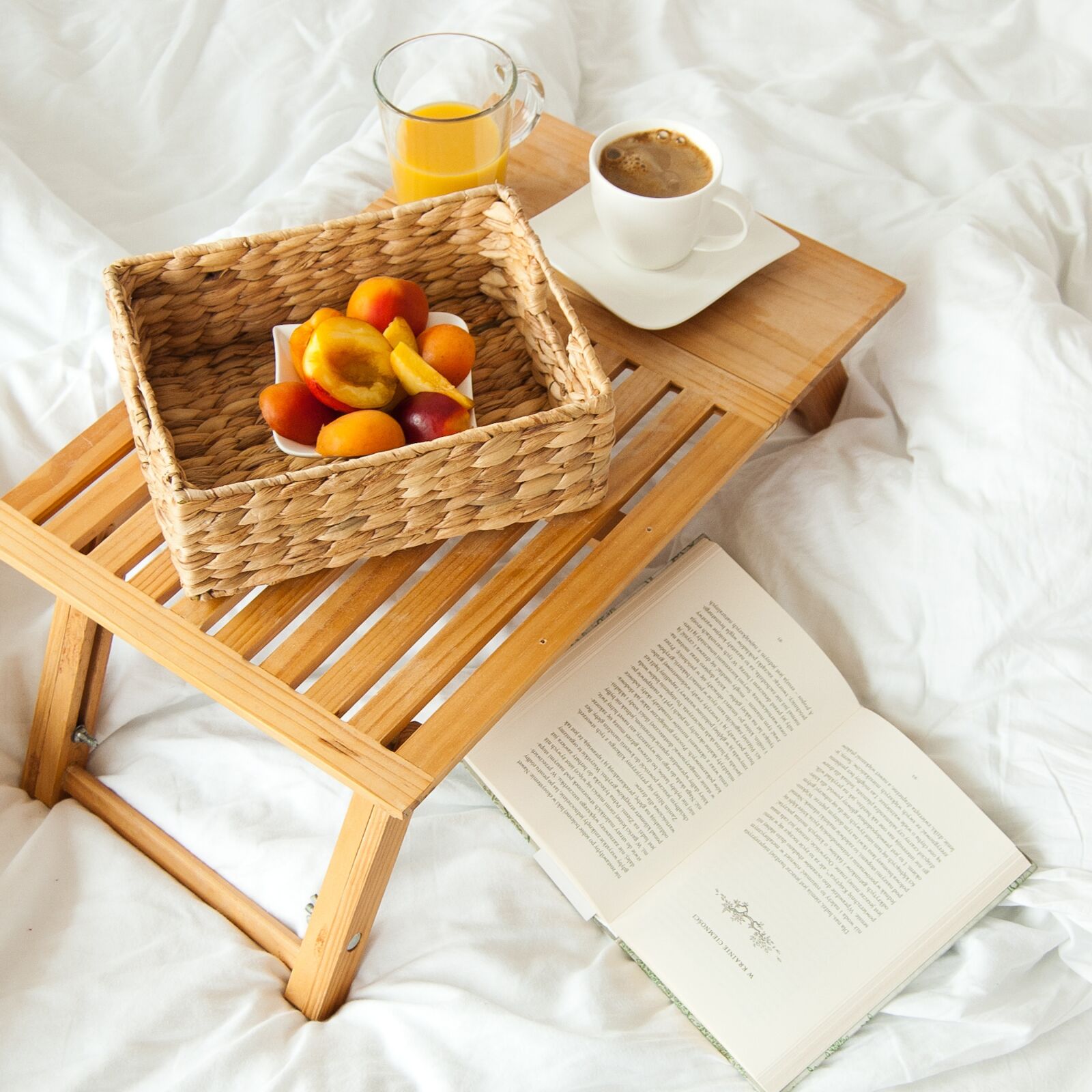 Nikon D40 sample photo. Breakfast, bed, bedroom photography