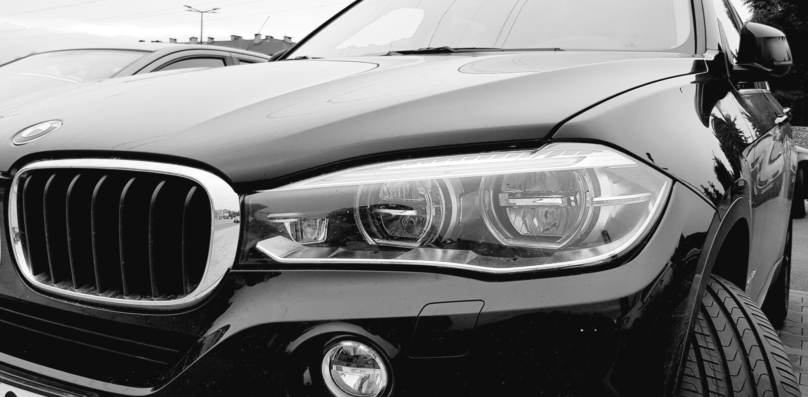 Samsung Galaxy S8 sample photo. Bmw, x5, reflector photography