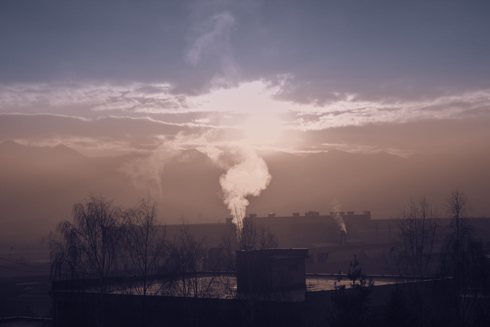 Canon EOS 100D (EOS Rebel SL1 / EOS Kiss X7) sample photo. Steam, sunset photography