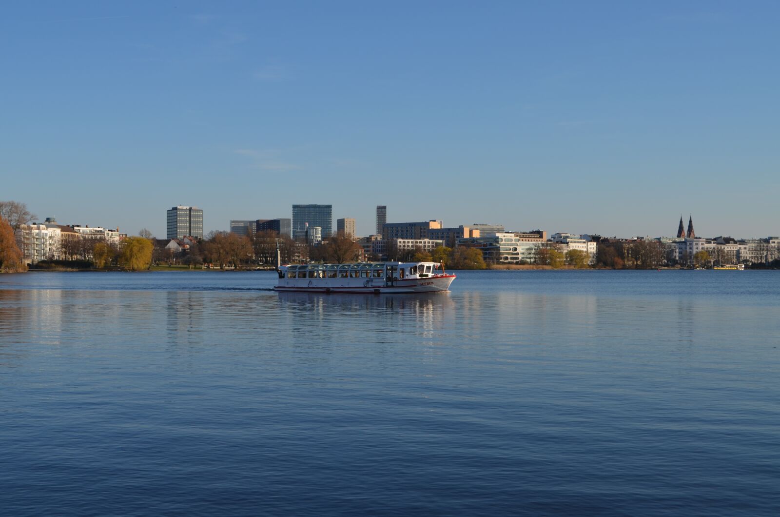 Nikon D5100 sample photo. Alster, hamburg, alsterdampfer photography