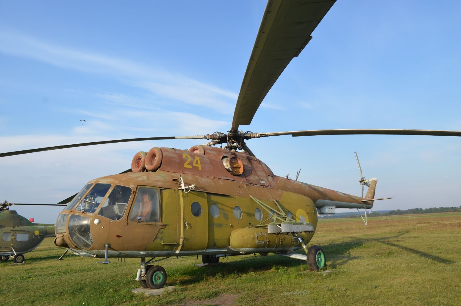Nikon D5100 sample photo. Helicopter, blades, old photography