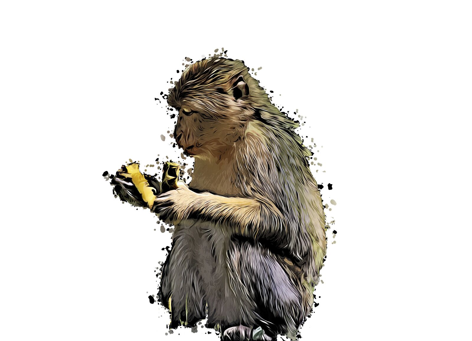 Canon EOS 700D (EOS Rebel T5i / EOS Kiss X7i) sample photo. Barbary ape, animal, cartoon photography