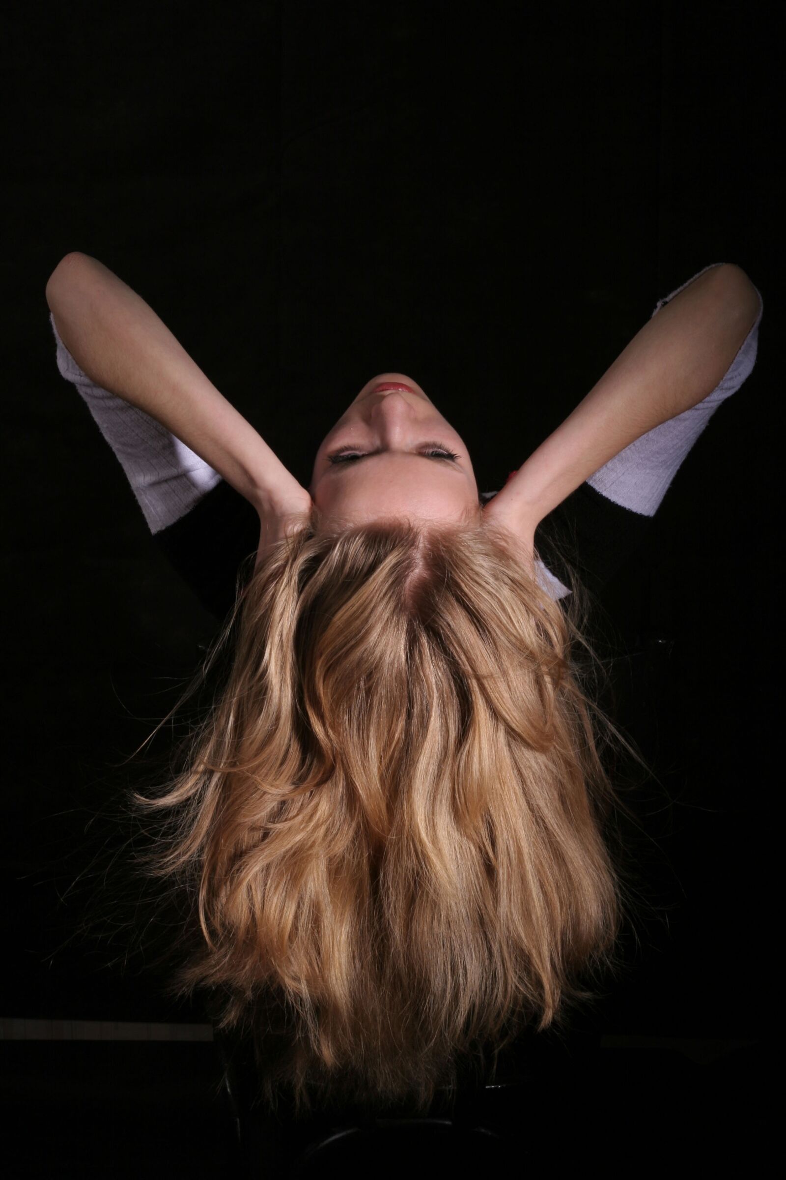 Canon EOS 20D sample photo. White hair, despair, hair photography