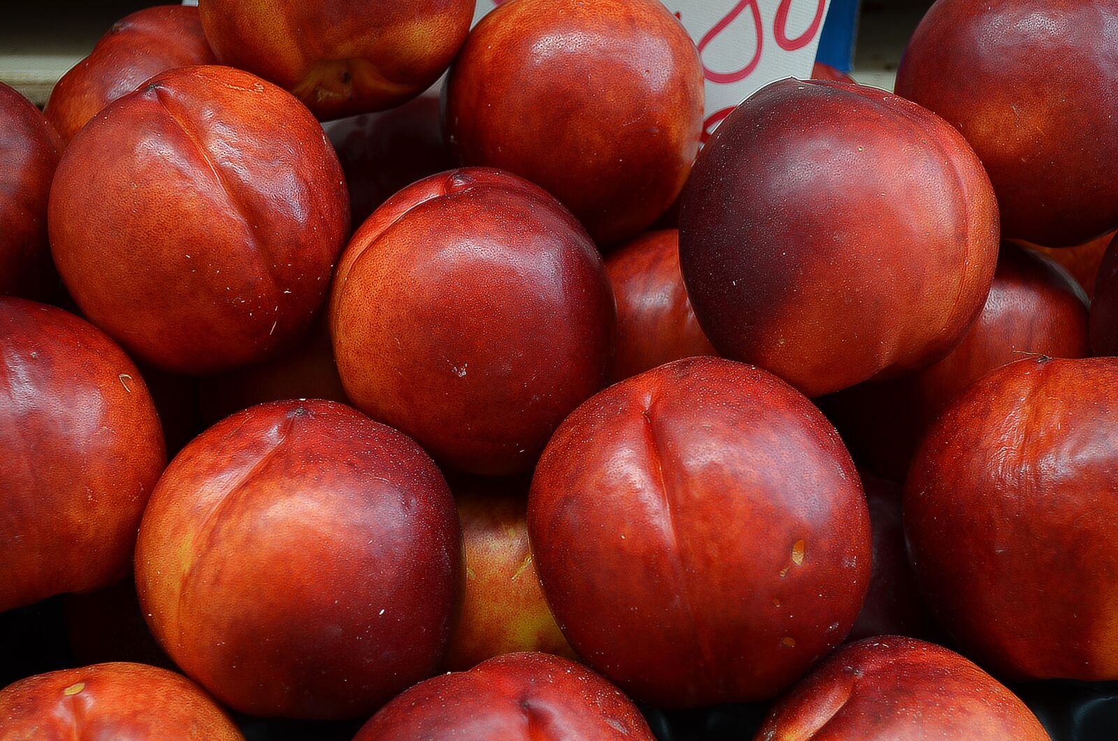 Nikon D5100 sample photo. Nectarines, red fruit, fruit photography