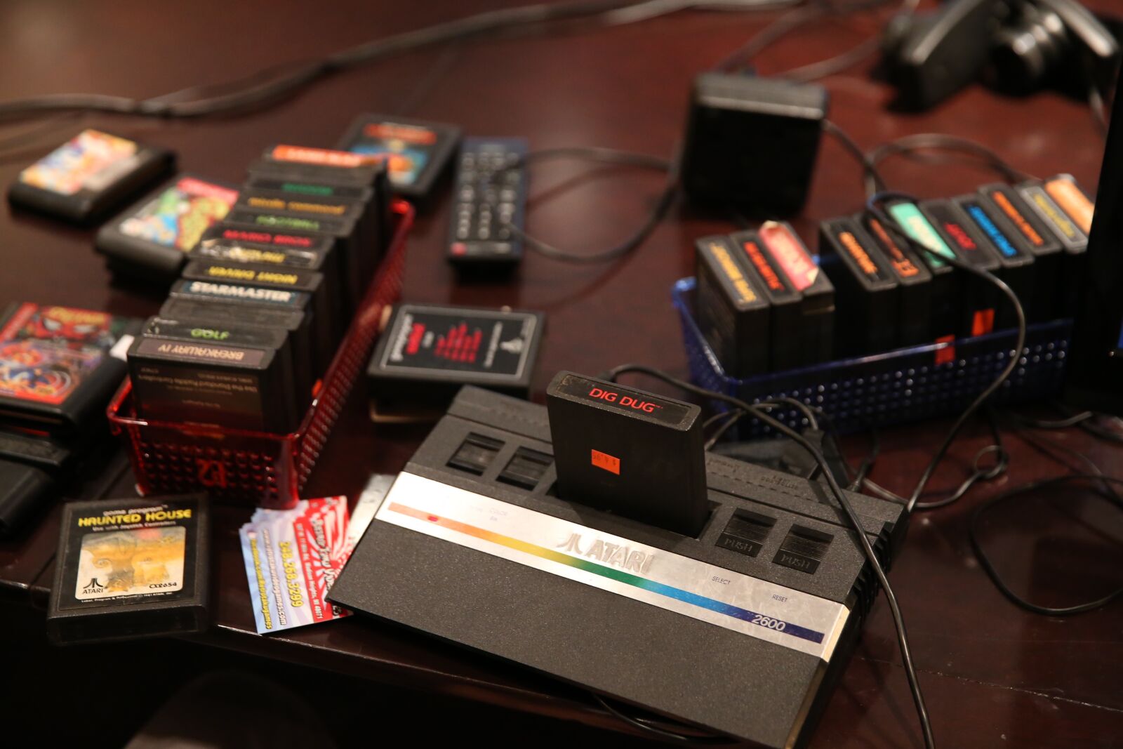 Canon EOS-1D X sample photo. Atari 2600, vintage games photography