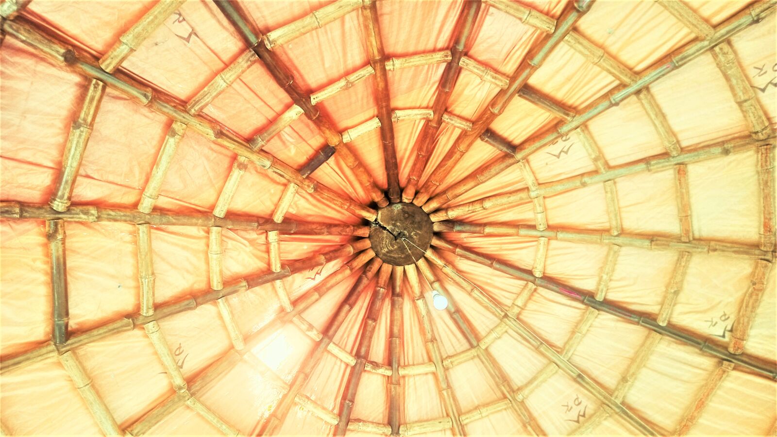 OPPO A5S sample photo. Ceiling, wooden, architecture photography