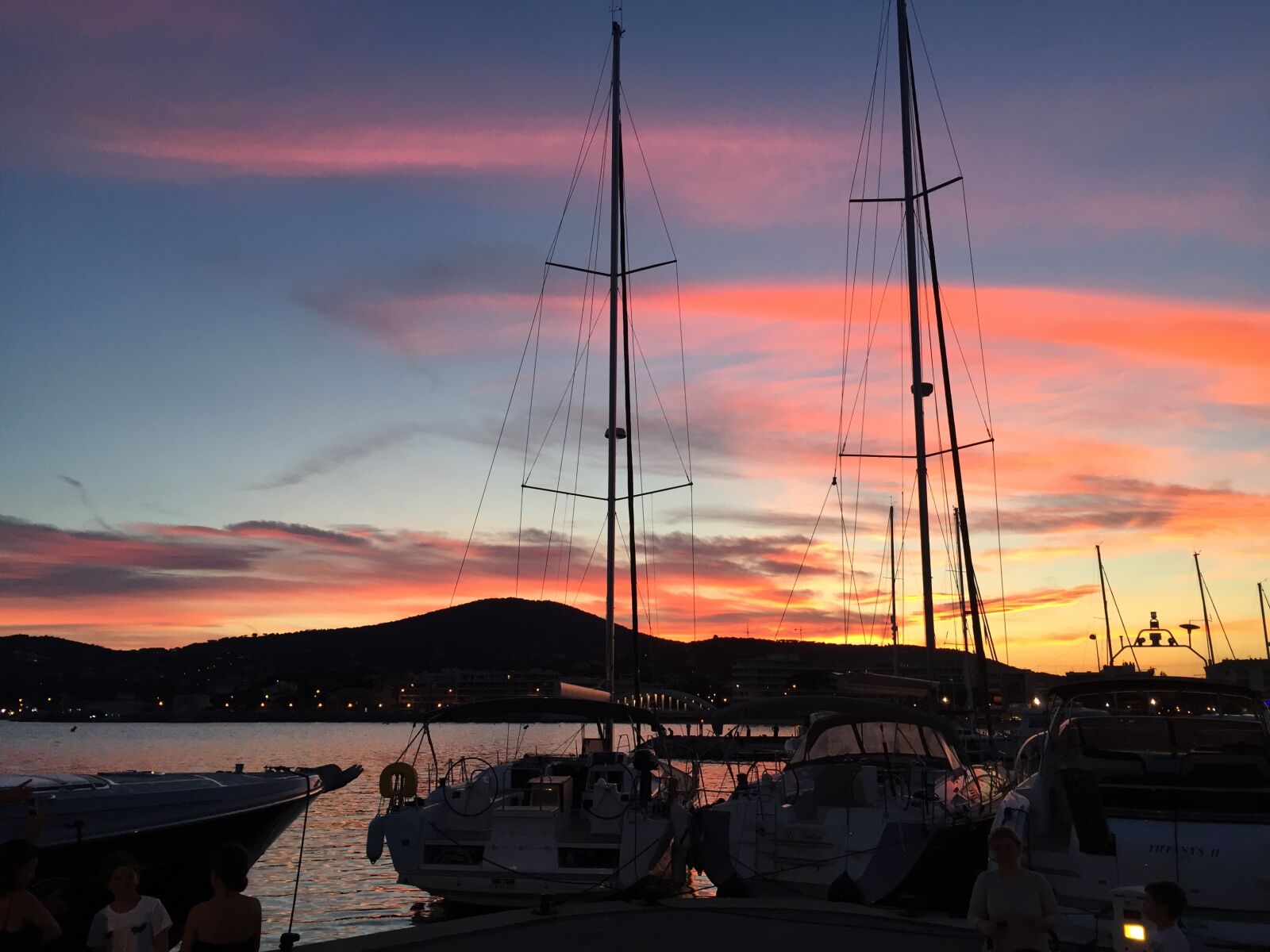 Apple iPhone 6 sample photo. Sunset, saint-maxime, france photography