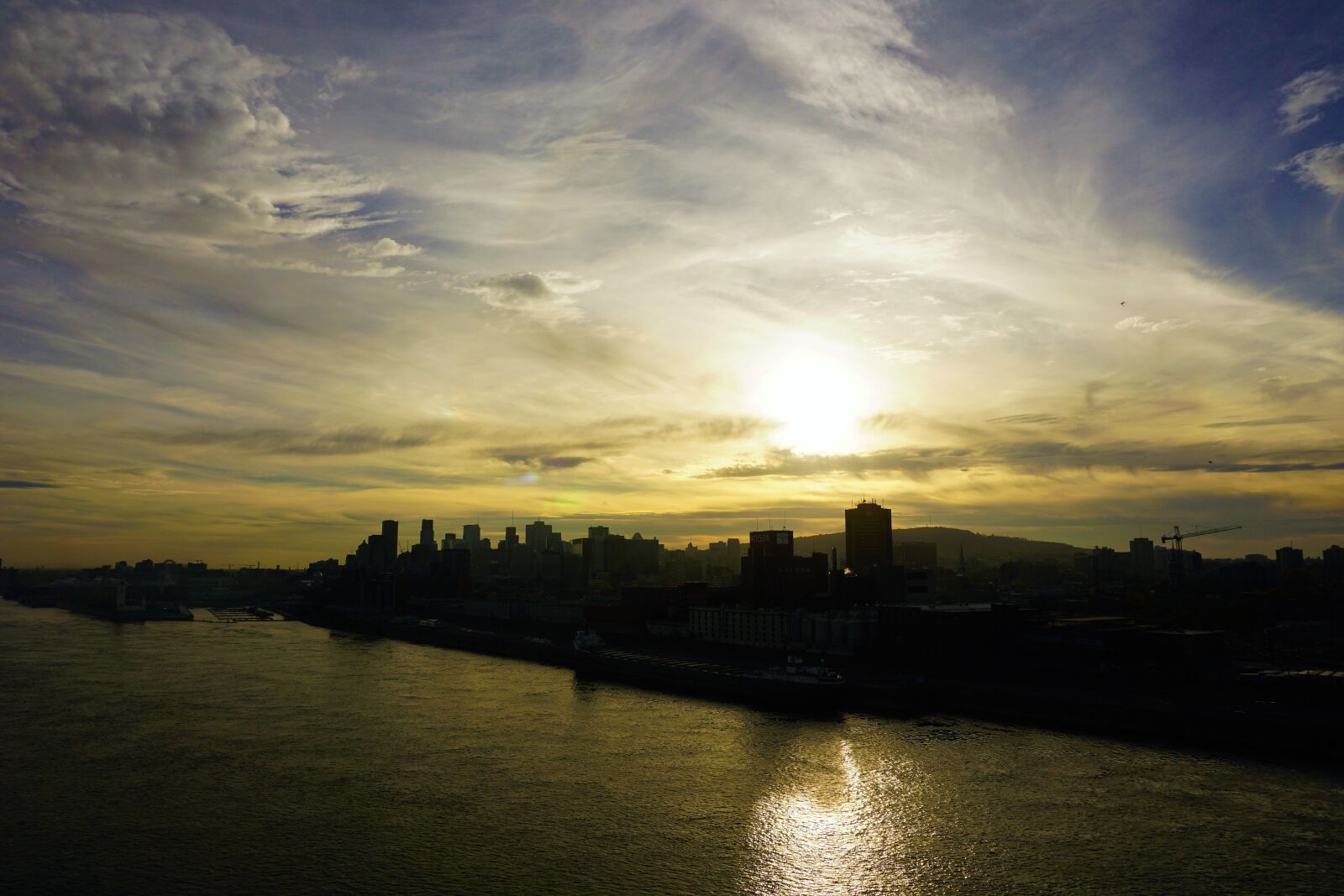 Sony a6000 sample photo. Sky, sunset, water, port photography