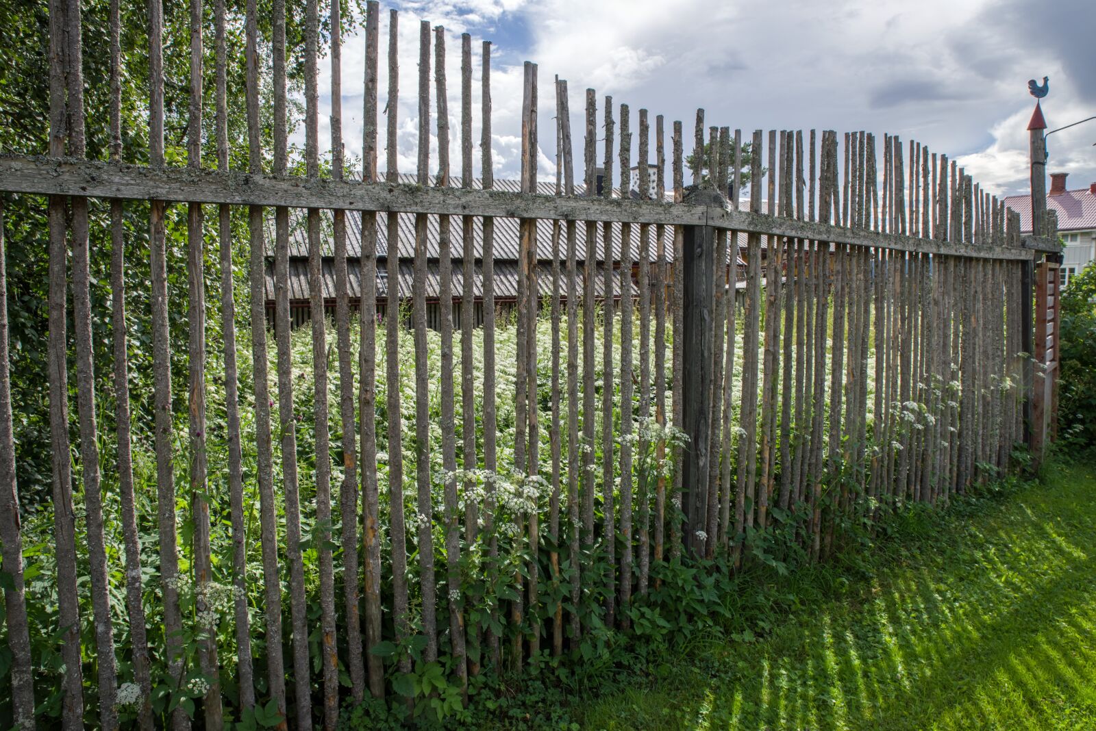 Pentax K-1 sample photo. Fence, light, shadow photography