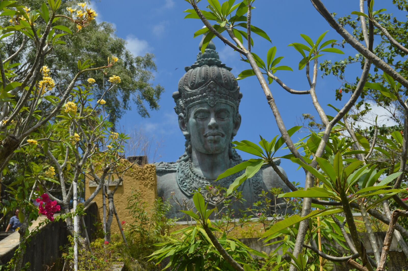 Nikon D3200 sample photo. Wisnustatue, bali, indonesia photography