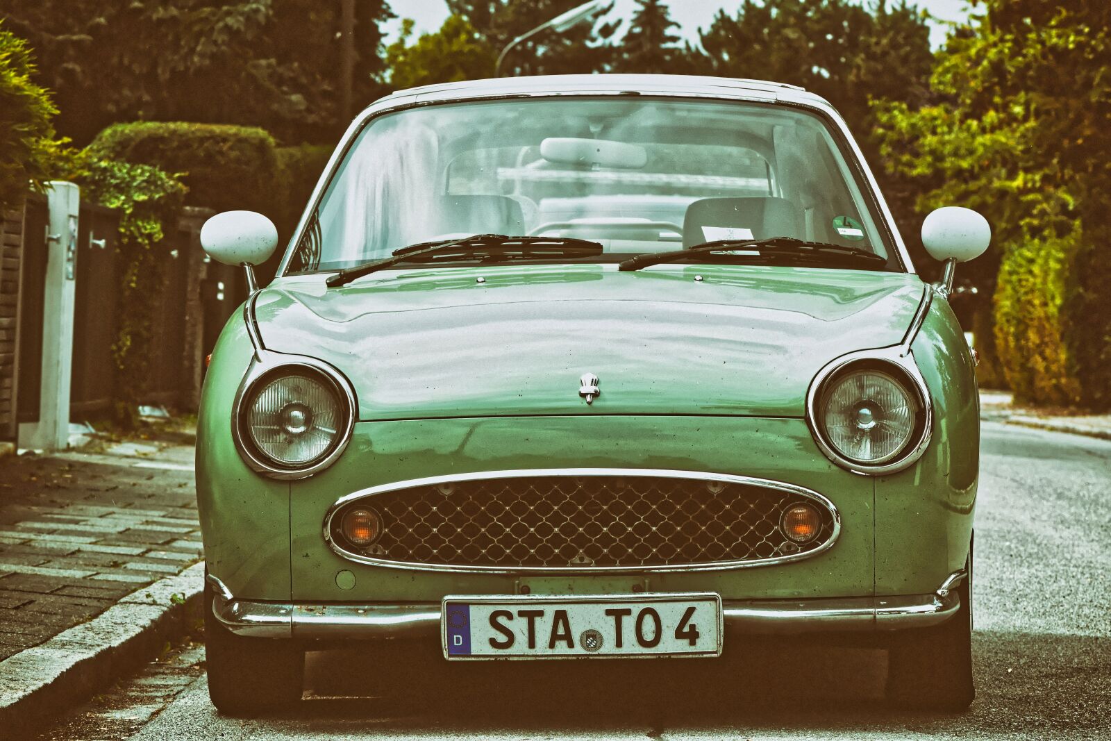 Nikon D7200 sample photo. Nissan, figaro, auto photography