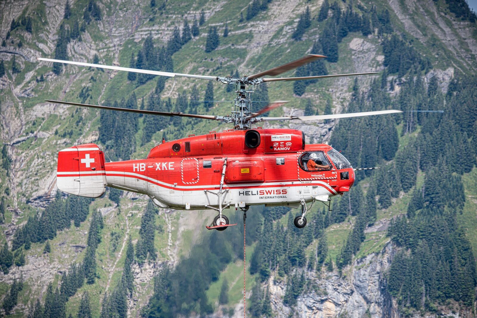 Nikon D750 sample photo. Helicopter, logging, work photography