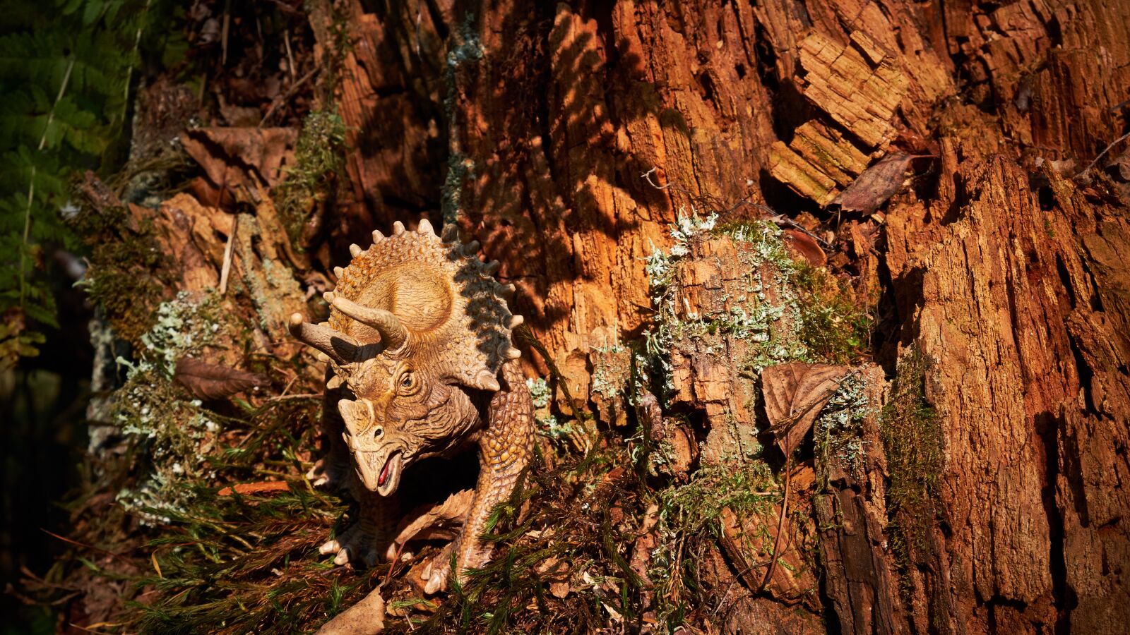 Fujifilm X-T20 sample photo. Dinosaur, forest, dino photography
