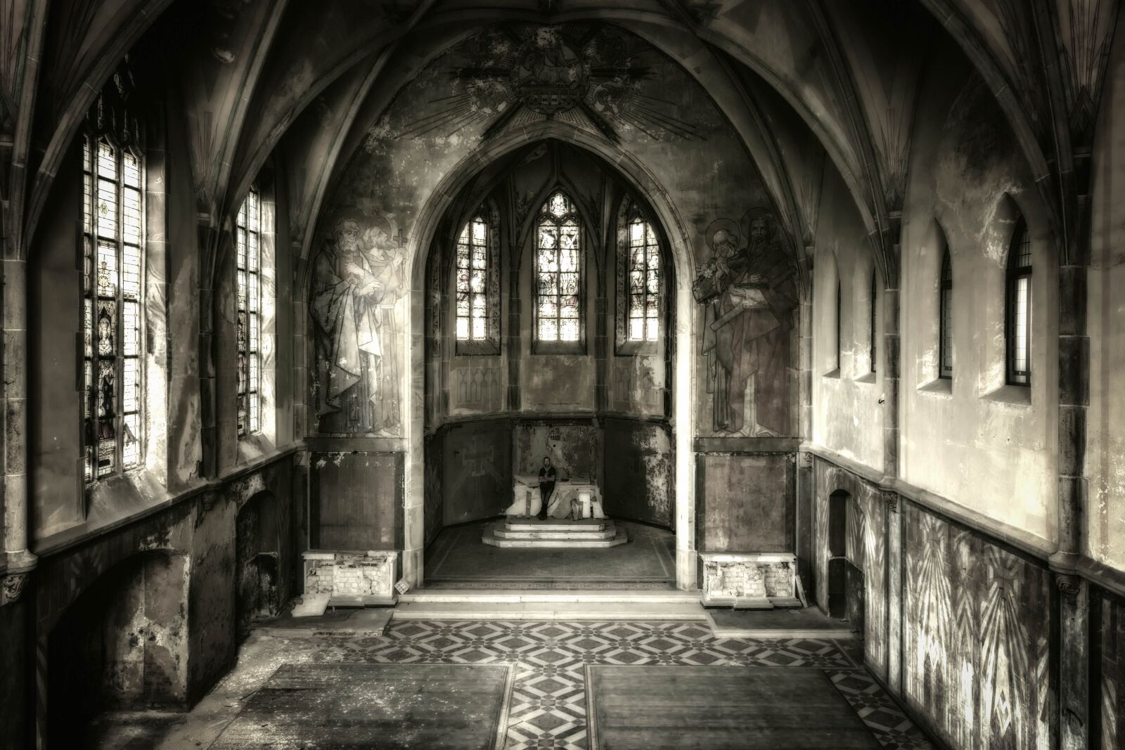 Nikon D3300 sample photo. Lost places, church, chapel photography