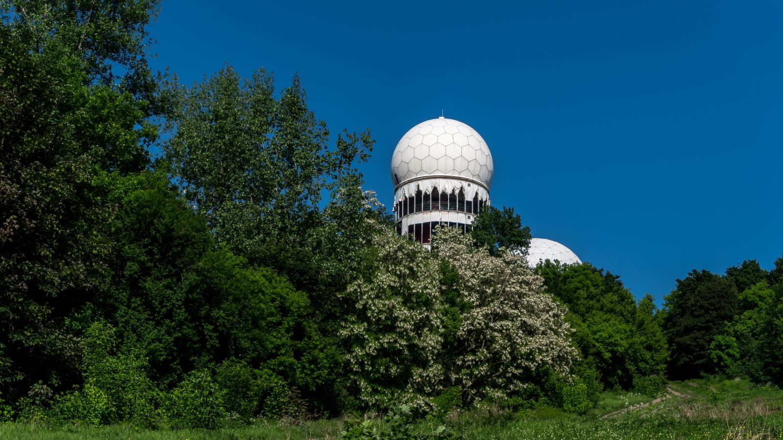 Sony Alpha a5000 (ILCE 5000) sample photo. Nature, trees, radar station photography
