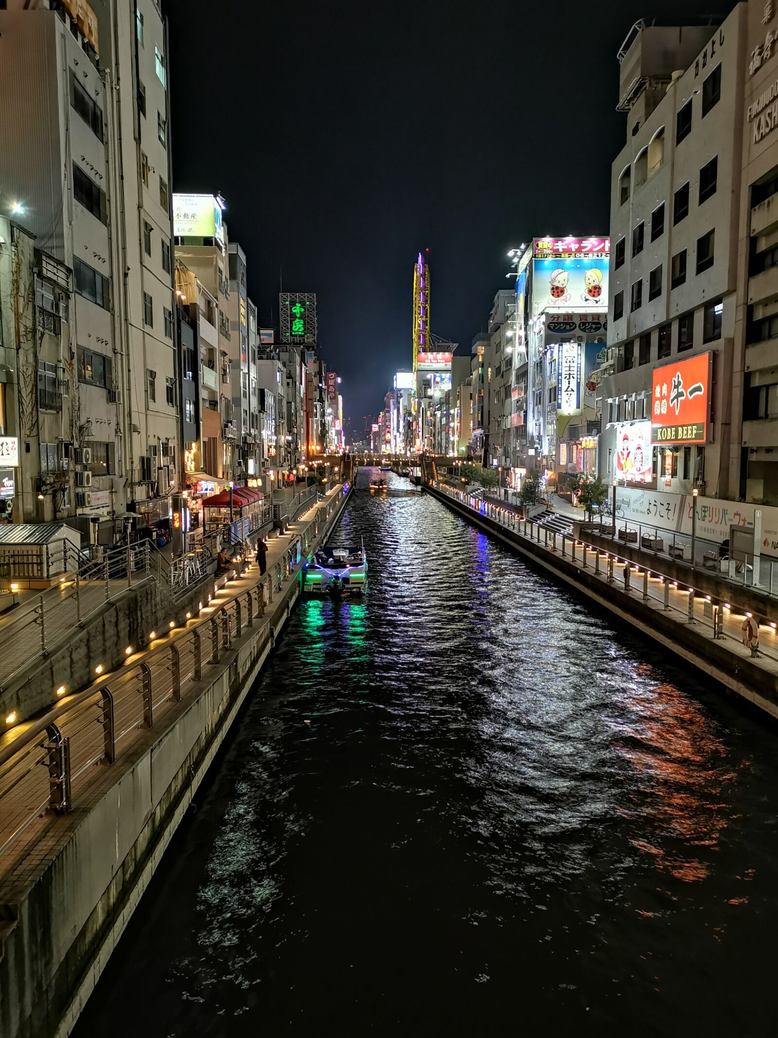 HUAWEI LYA-L29 sample photo. Japan, osaka, night on photography
