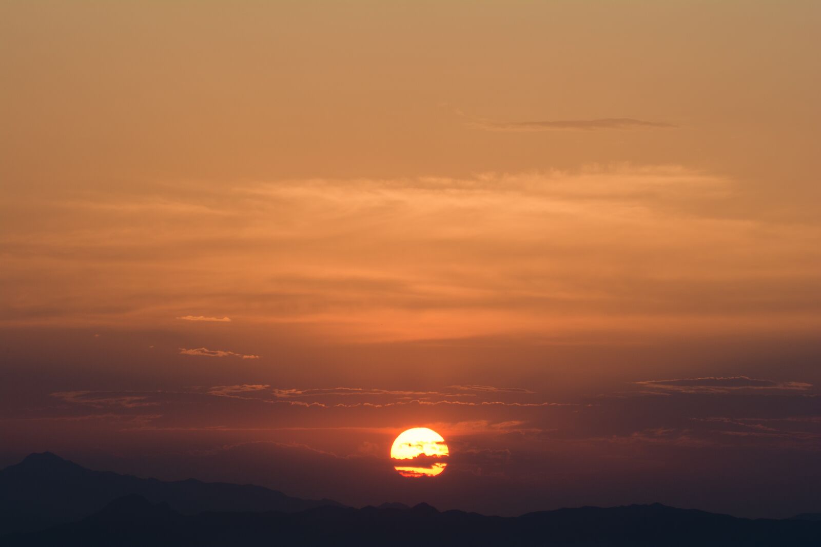 Nikon D7100 sample photo. Sunset, spain, red photography