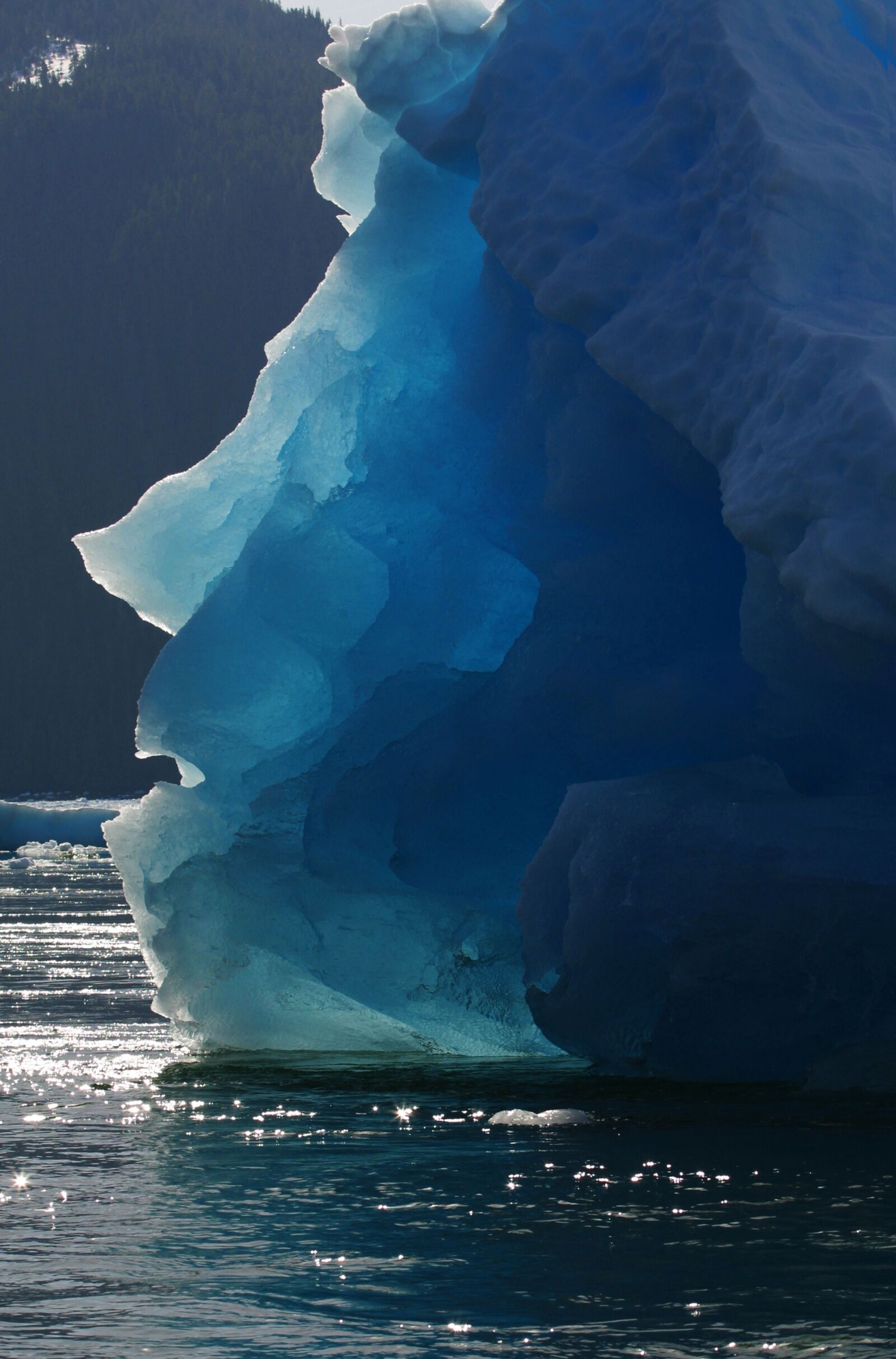 Canon EOS D60 sample photo. Ice, iceberg, blue photography