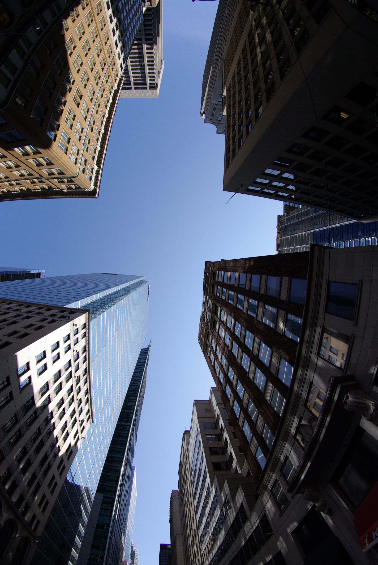 Pentax K10D sample photo. Toronto, financial district, tall photography