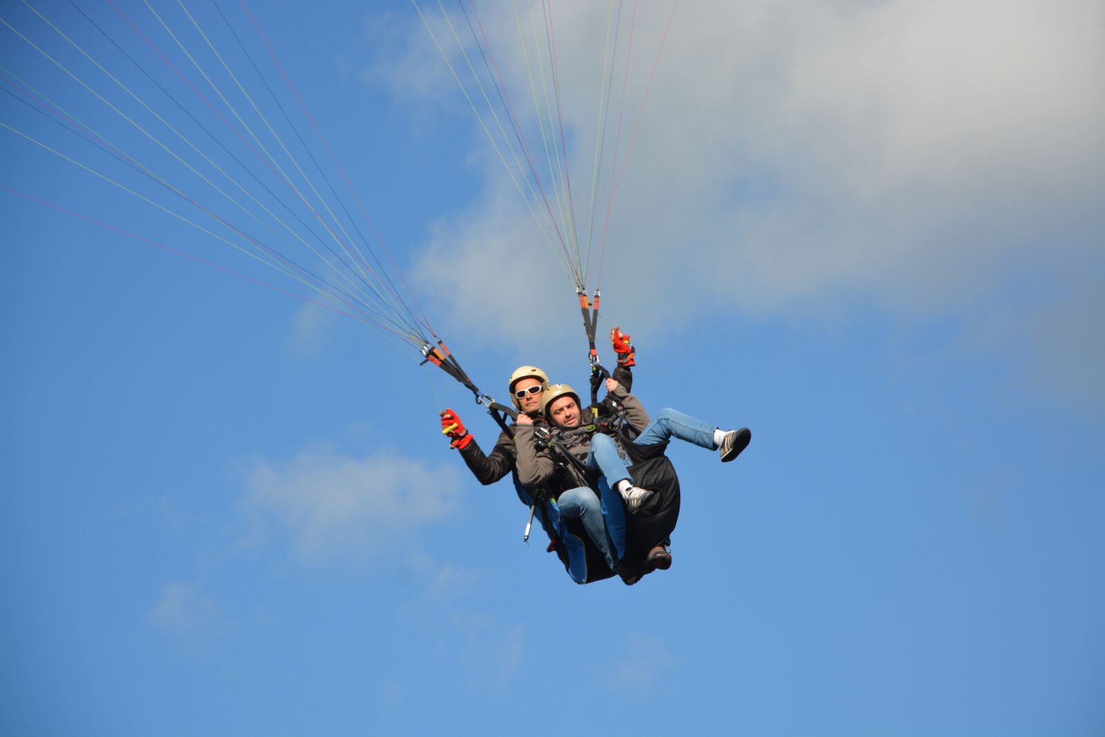 Nikon D5200 sample photo. Paragliding, paraglider, tandem paragliding photography