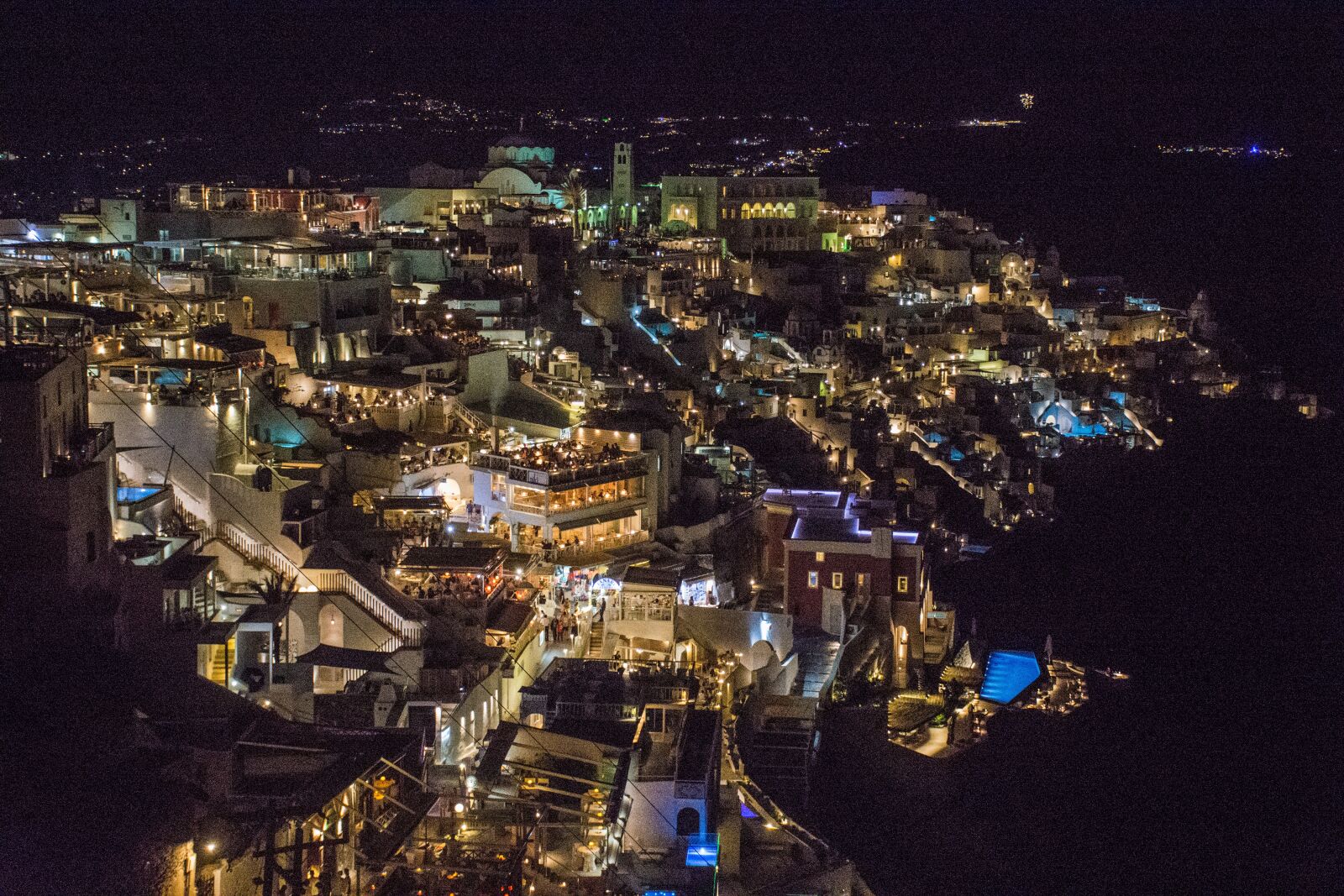 Nikon D7200 sample photo. Night, city, cliff photography