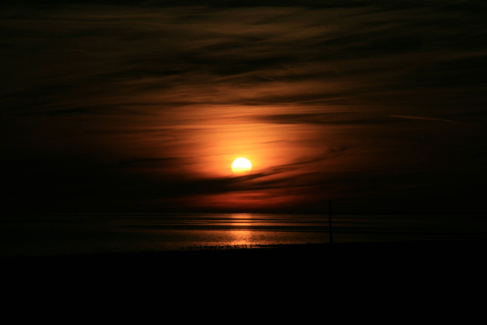 Canon EOS 400D (EOS Digital Rebel XTi / EOS Kiss Digital X) sample photo. Sea, sun, sunset photography