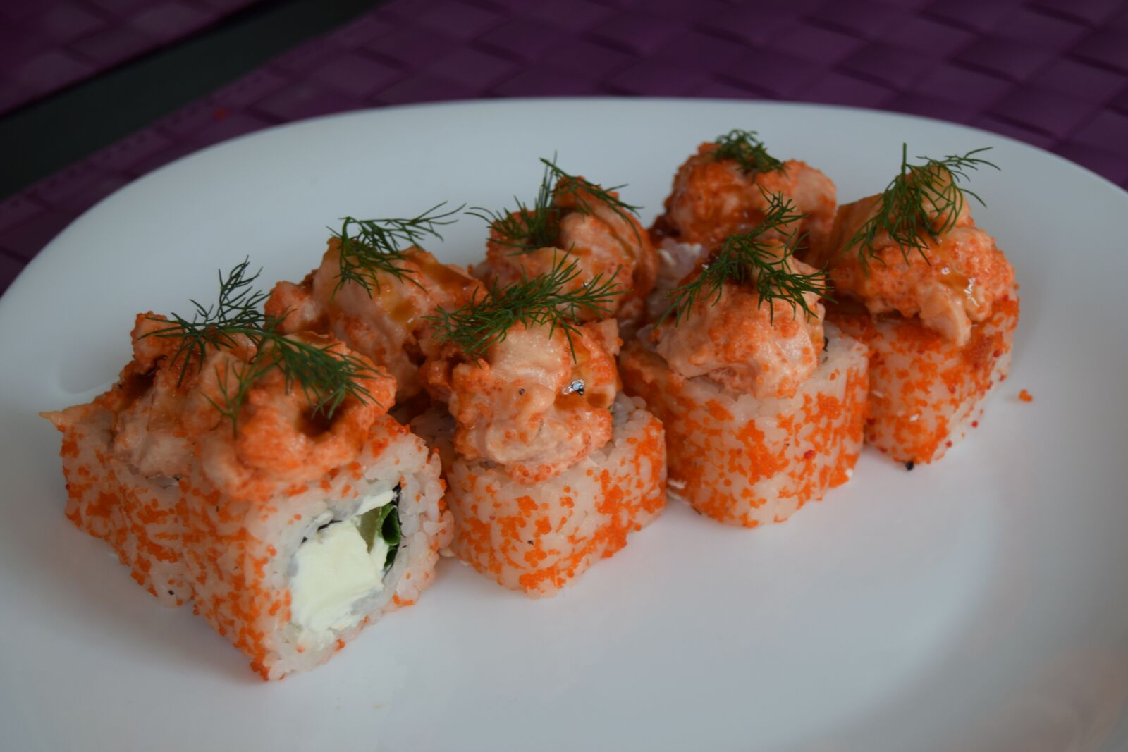 Nikon D3300 sample photo. Food, rolls, sushi photography