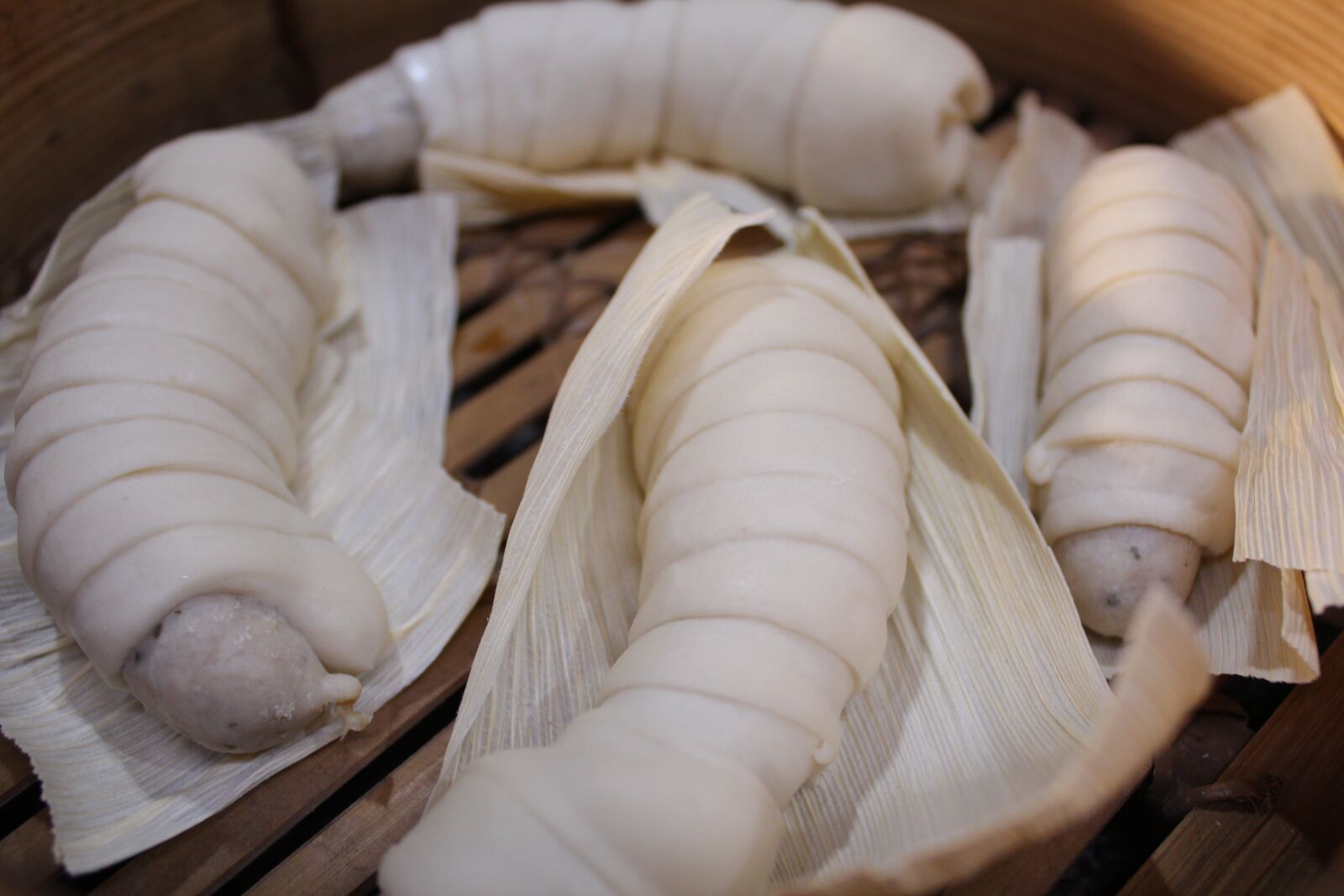 Canon EOS 600D (Rebel EOS T3i / EOS Kiss X5) sample photo. Sausages, wrapped, steamed photography