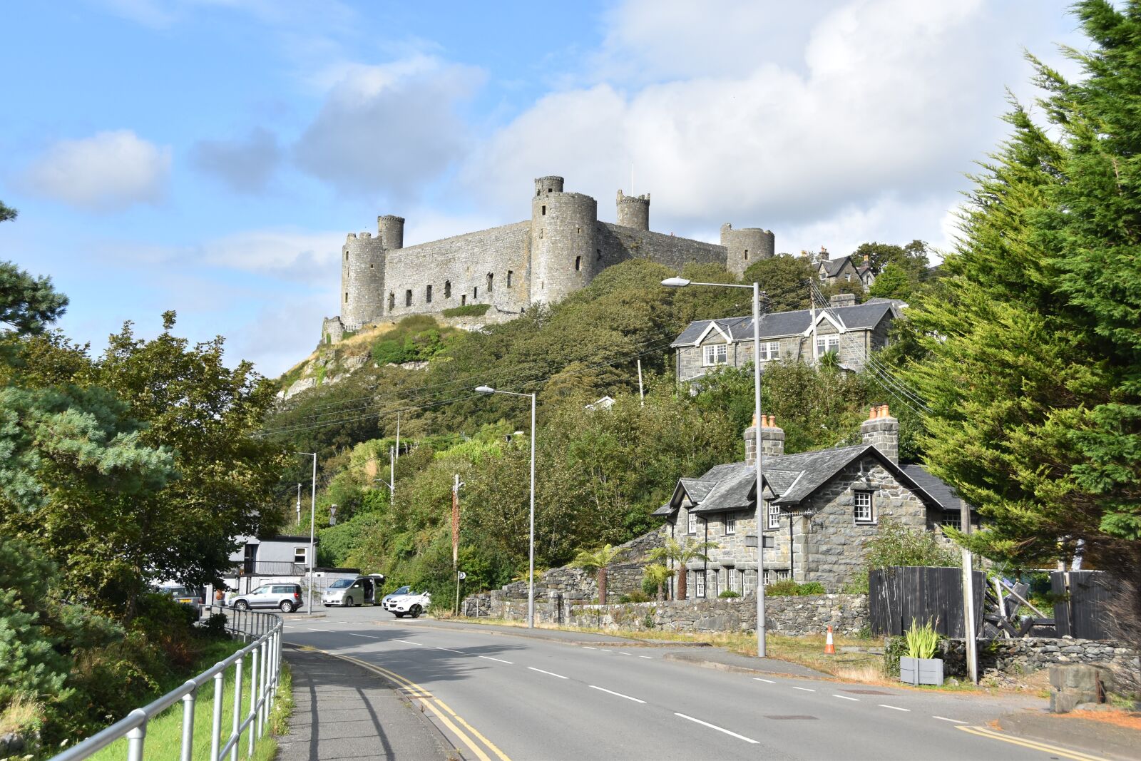 Nikon D5600 sample photo. Harlech castle, welsh castle photography