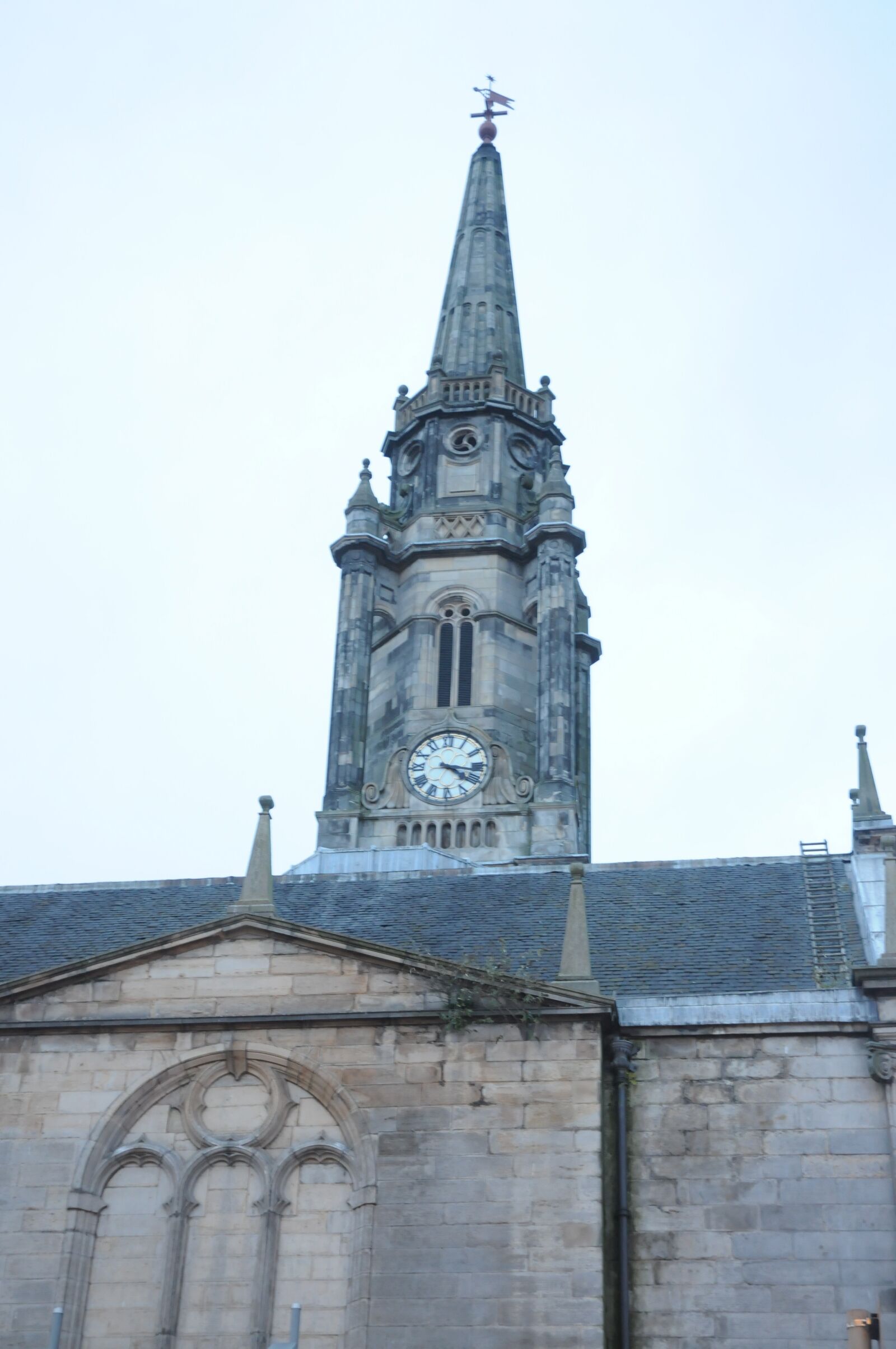 Nikon D300 sample photo. Tower, clock, edinburgh photography