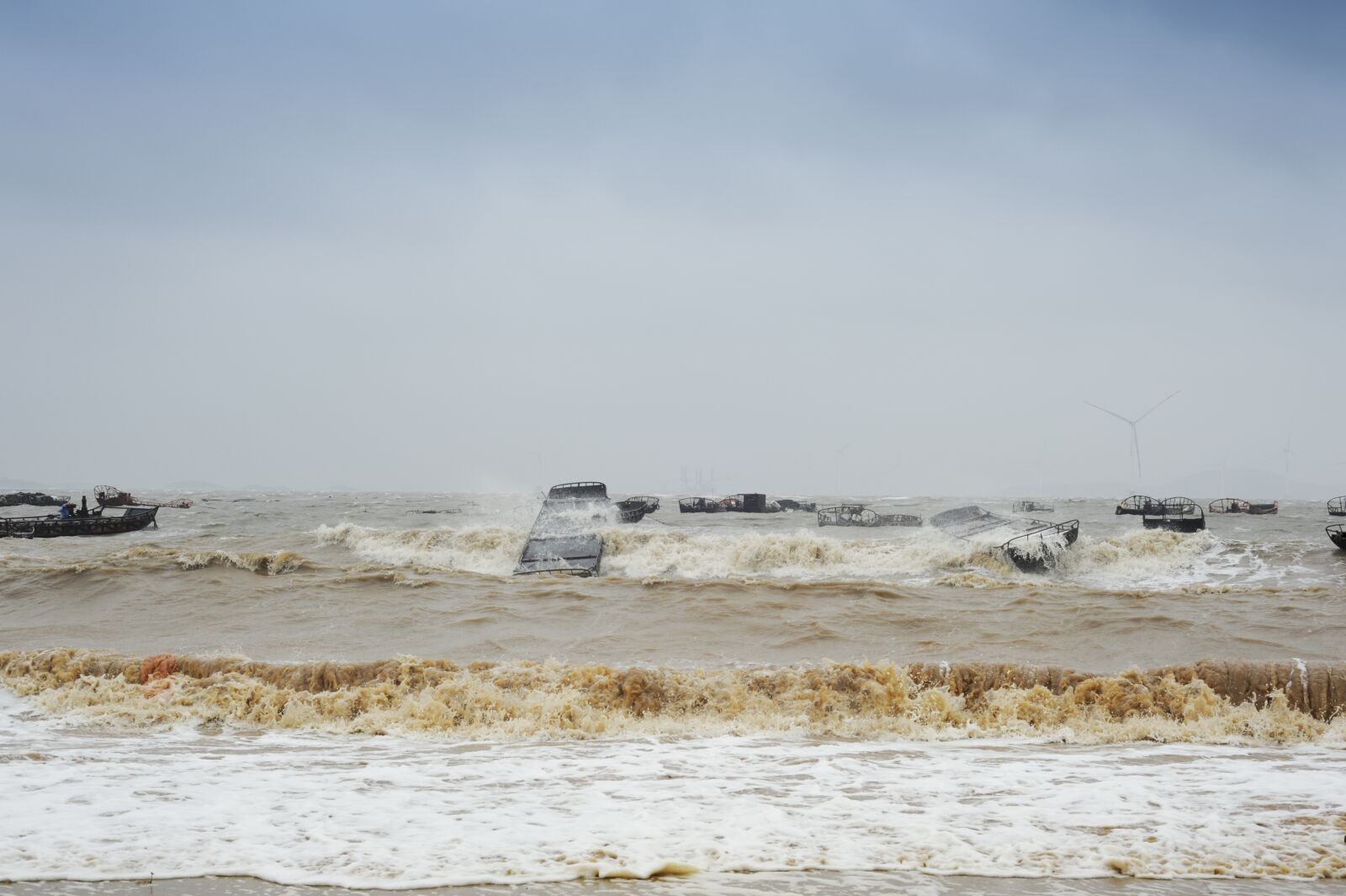 Nikon D700 sample photo. Storm, catching the sea photography
