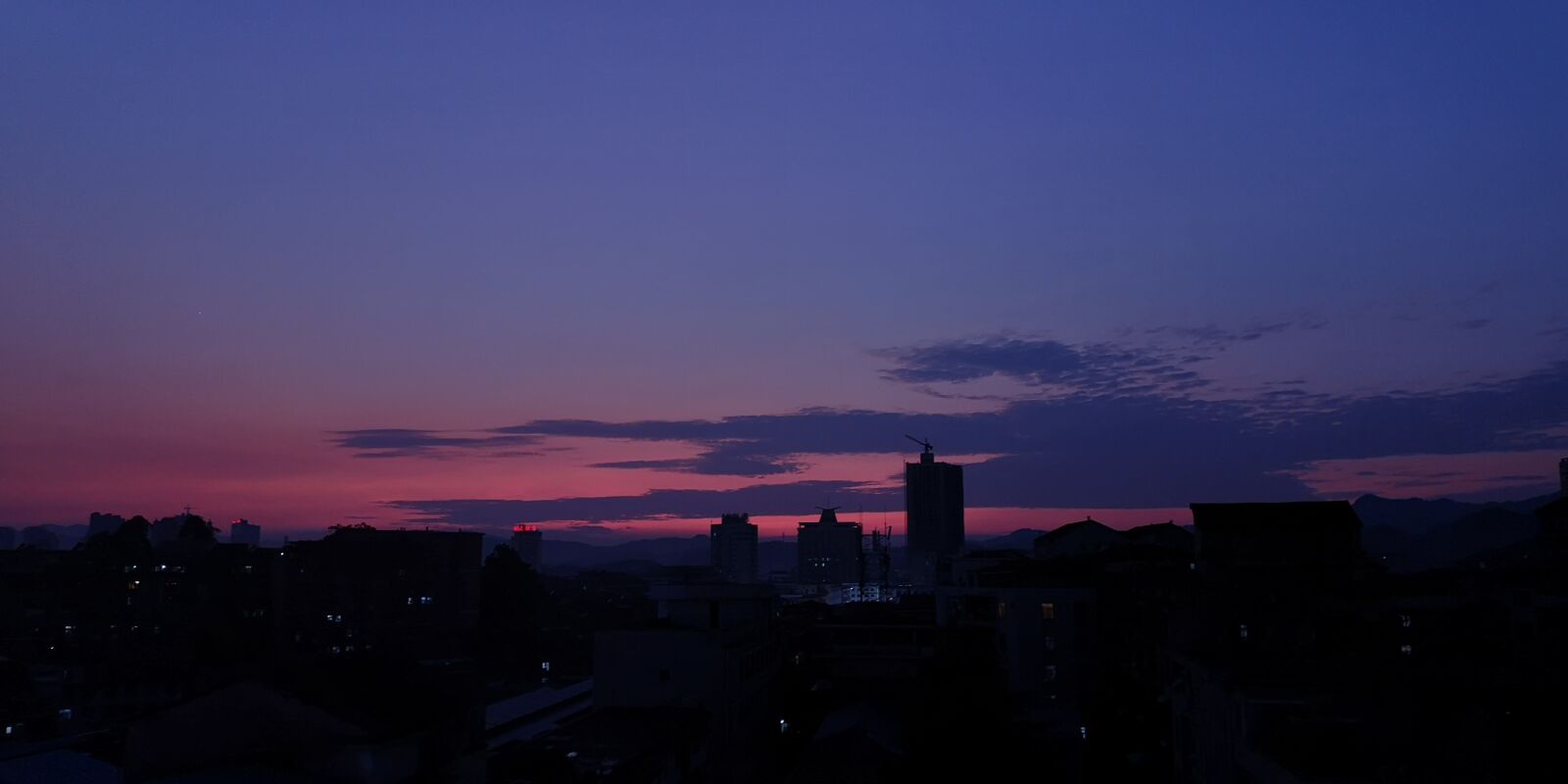 HUAWEI P20 sample photo. City, night, sunset photography