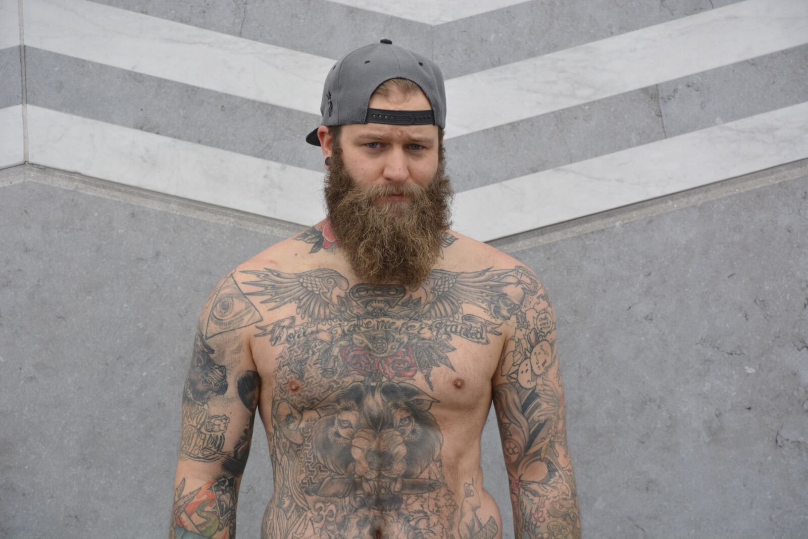 Nikon D5200 sample photo. Tattoo, man, pet photography