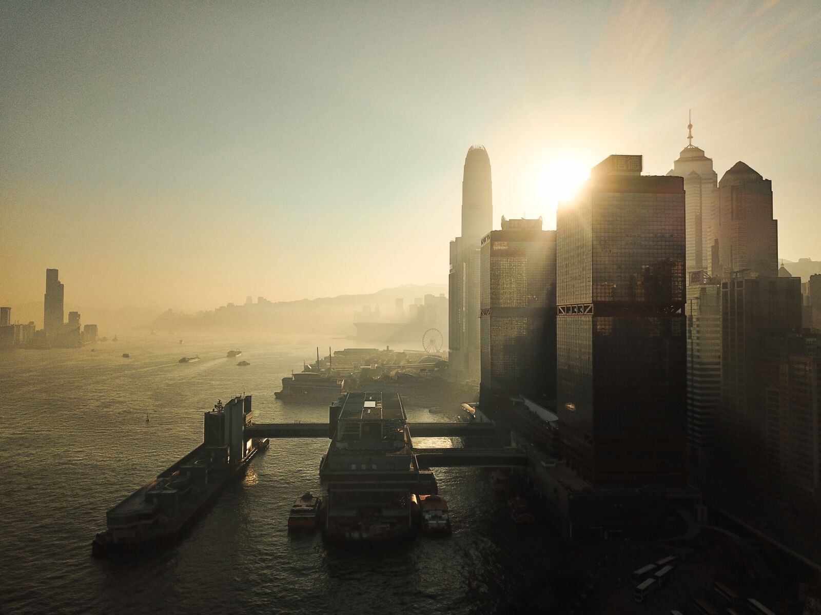 DJI FC220 sample photo. Hong kong, city, building photography