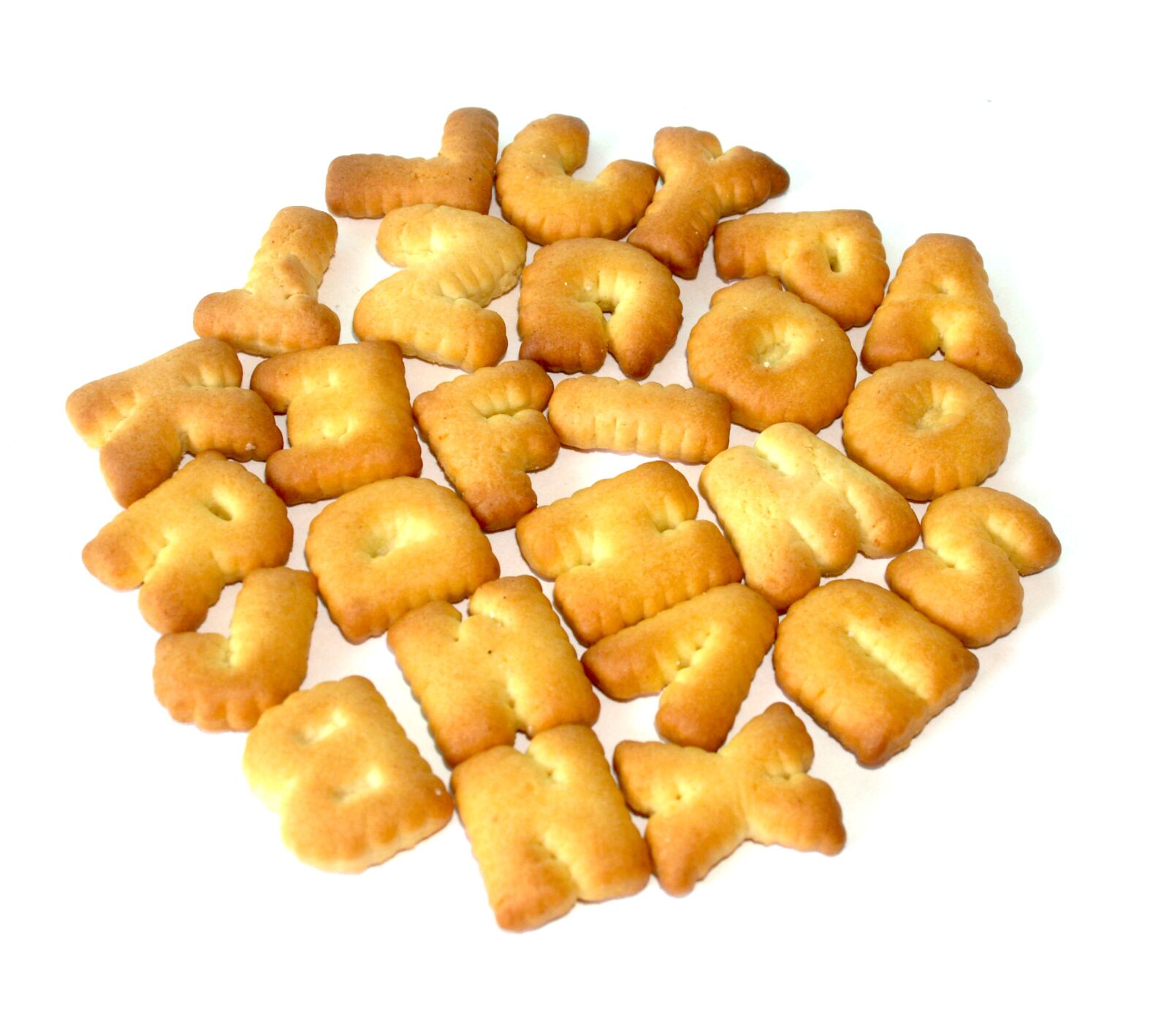 Olympus E-300 (EVOLT E-300) sample photo. Food, alphabet, biscuit photography