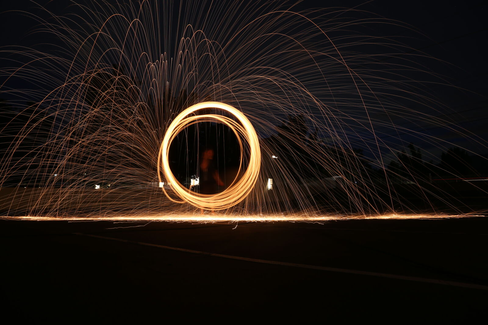 Canon EF 24-105mm F4L IS USM sample photo. Circle, fire, light, light photography