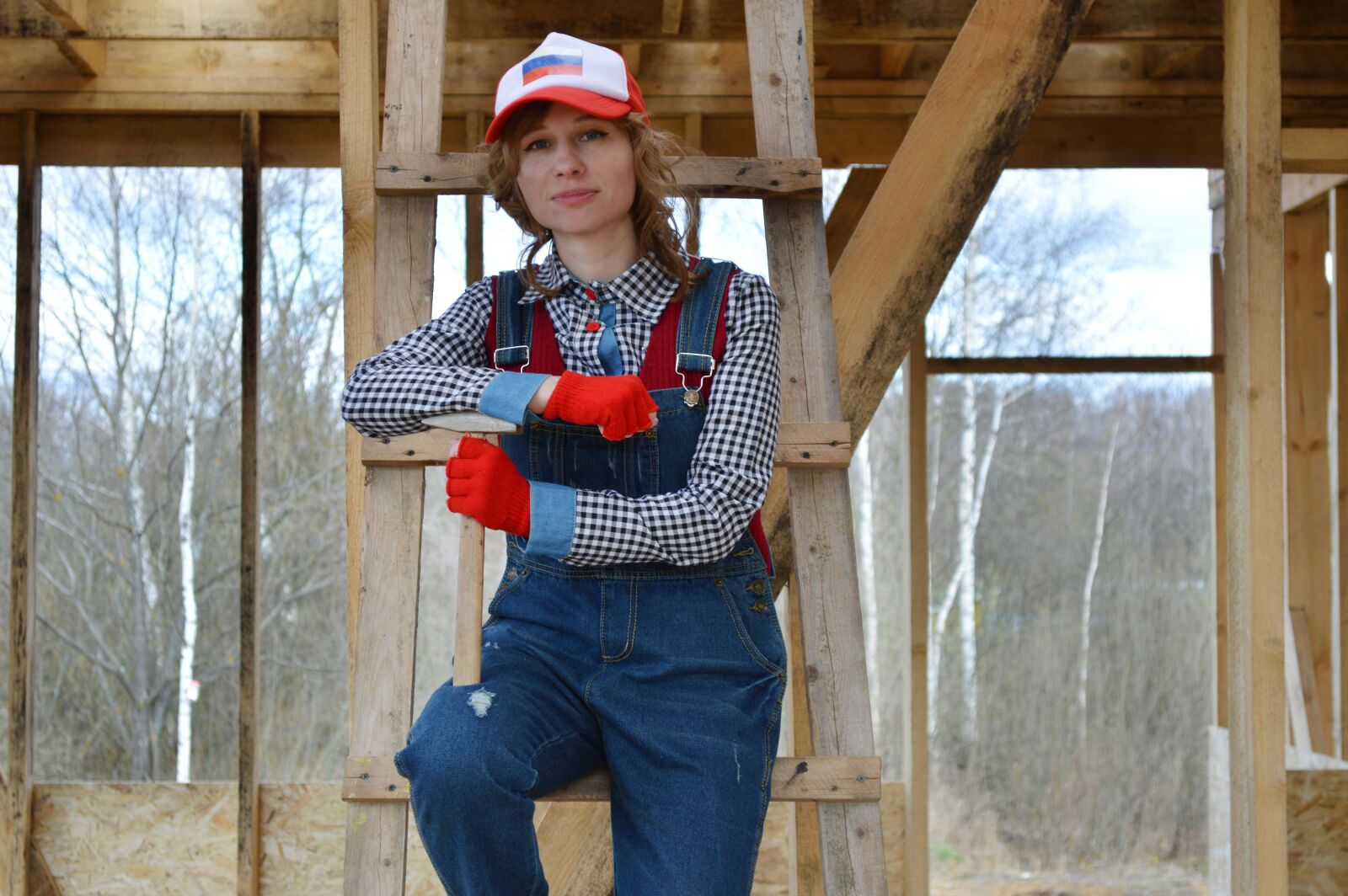 Nikon D3200 sample photo. Builders, master, construction photography