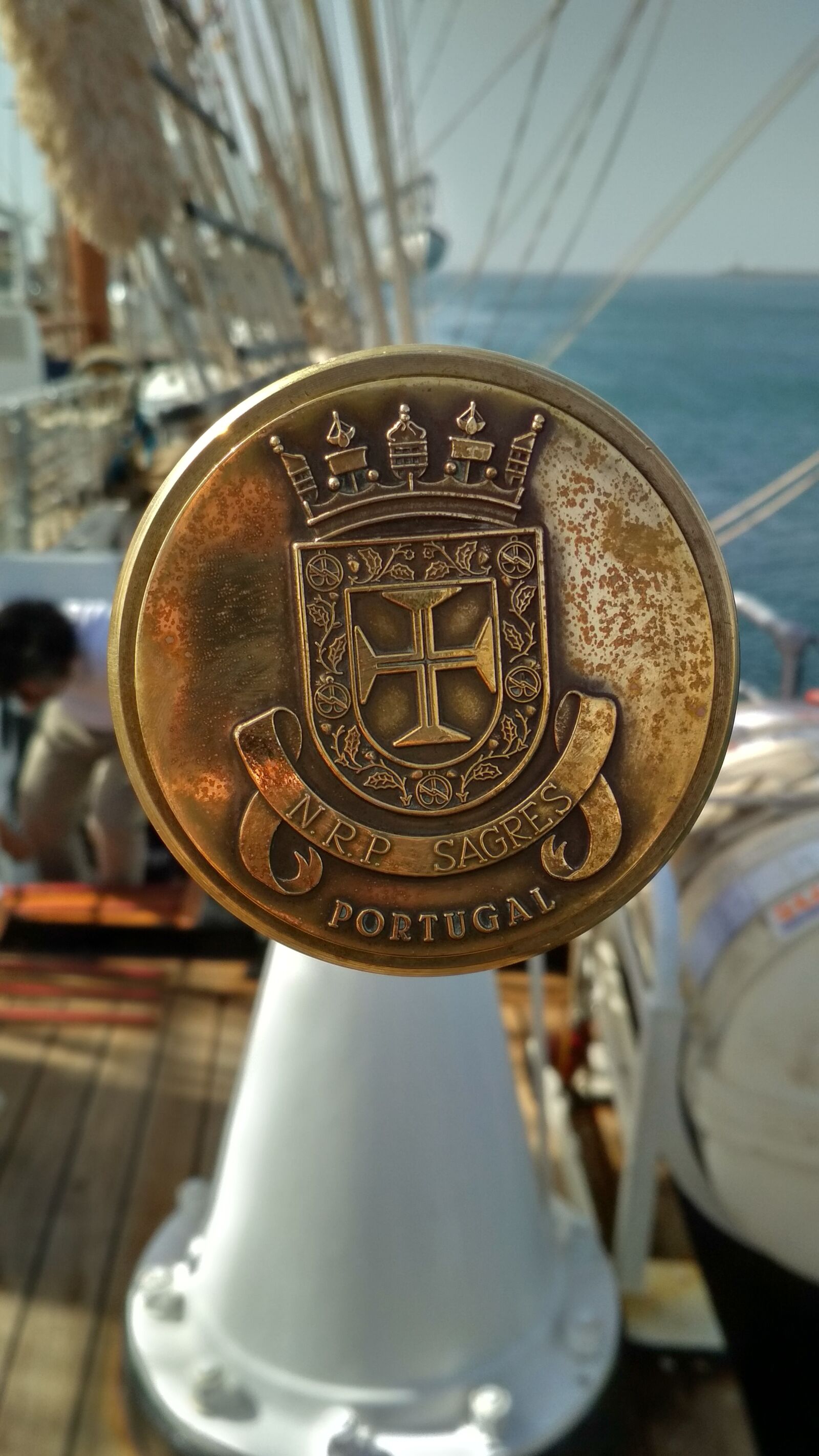 Xiaomi Redmi 4X sample photo. Portuguese emblem, portuguese marine photography