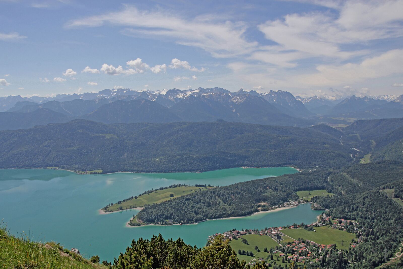 Canon EOS 60D sample photo. Walchensee, lake, mountains photography