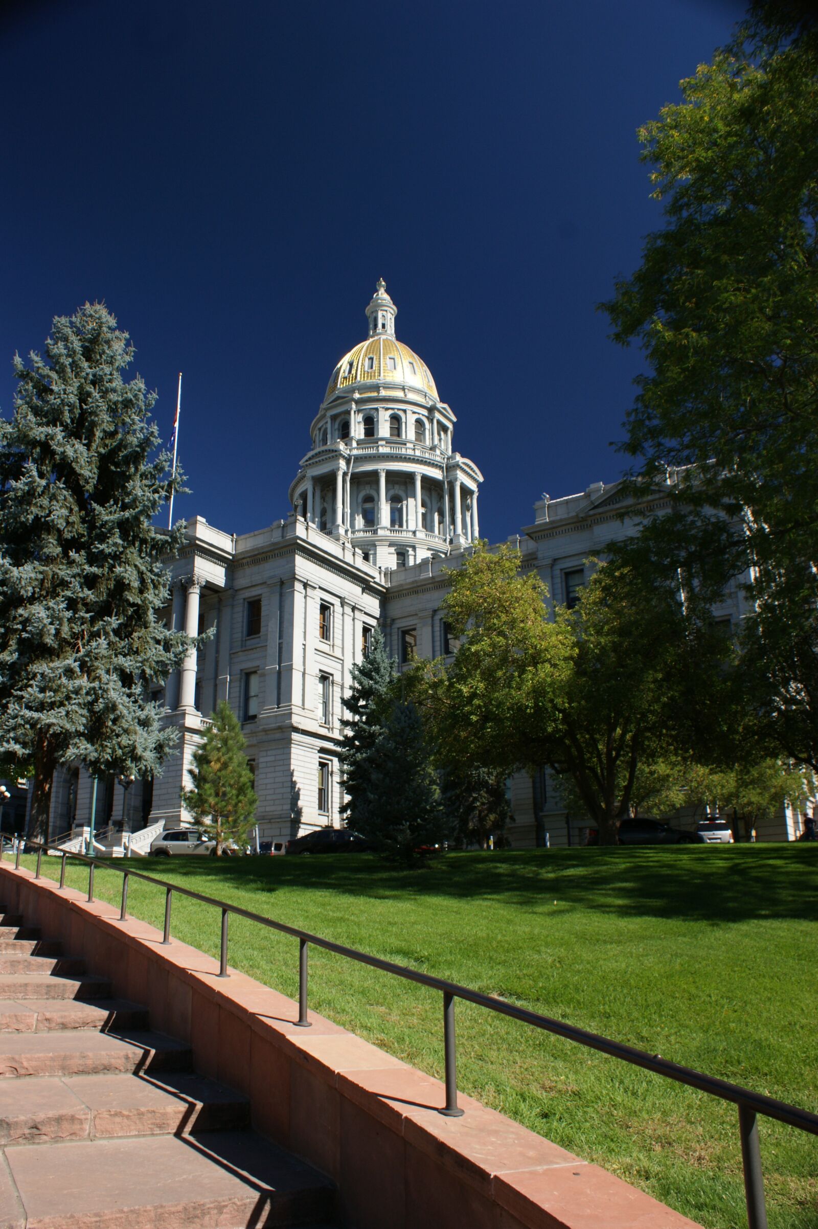 Sony Alpha DSLR-A350 sample photo. Denver, colorado, capitol photography